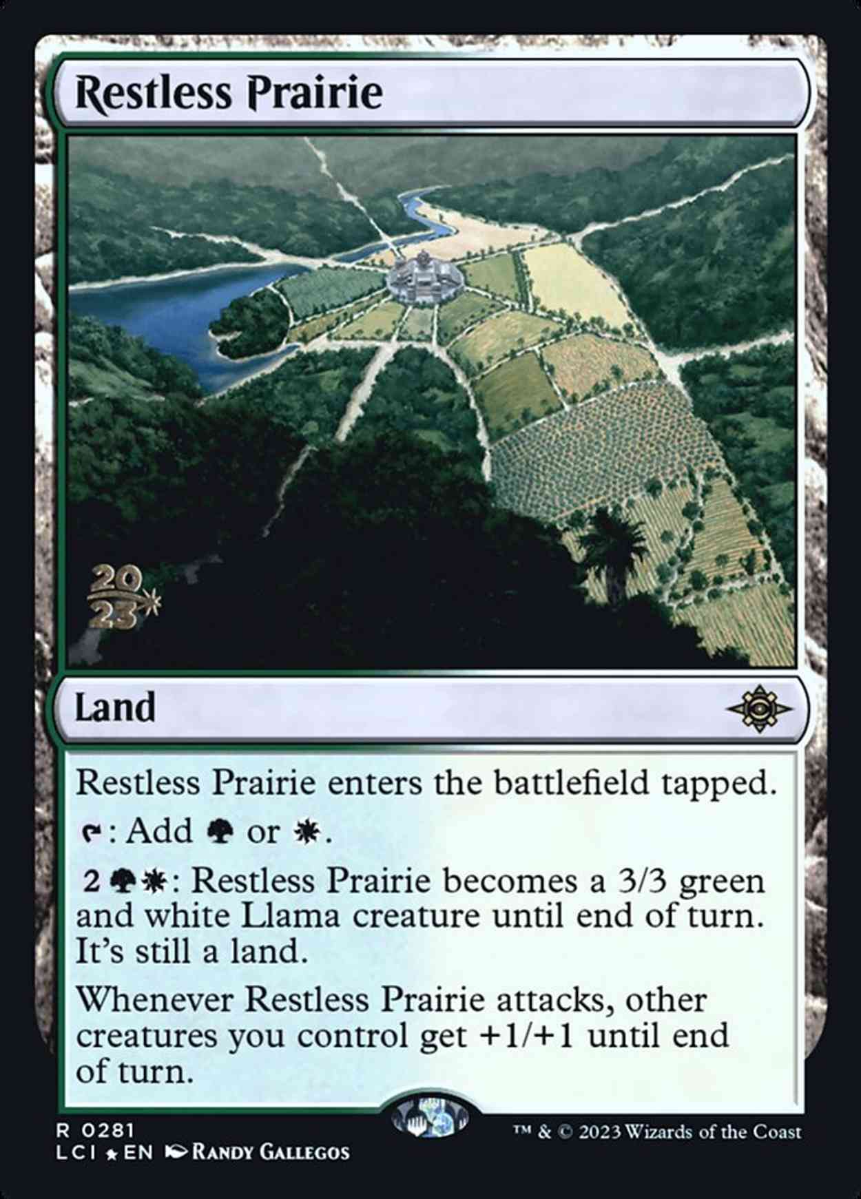 Restless Prairie magic card front