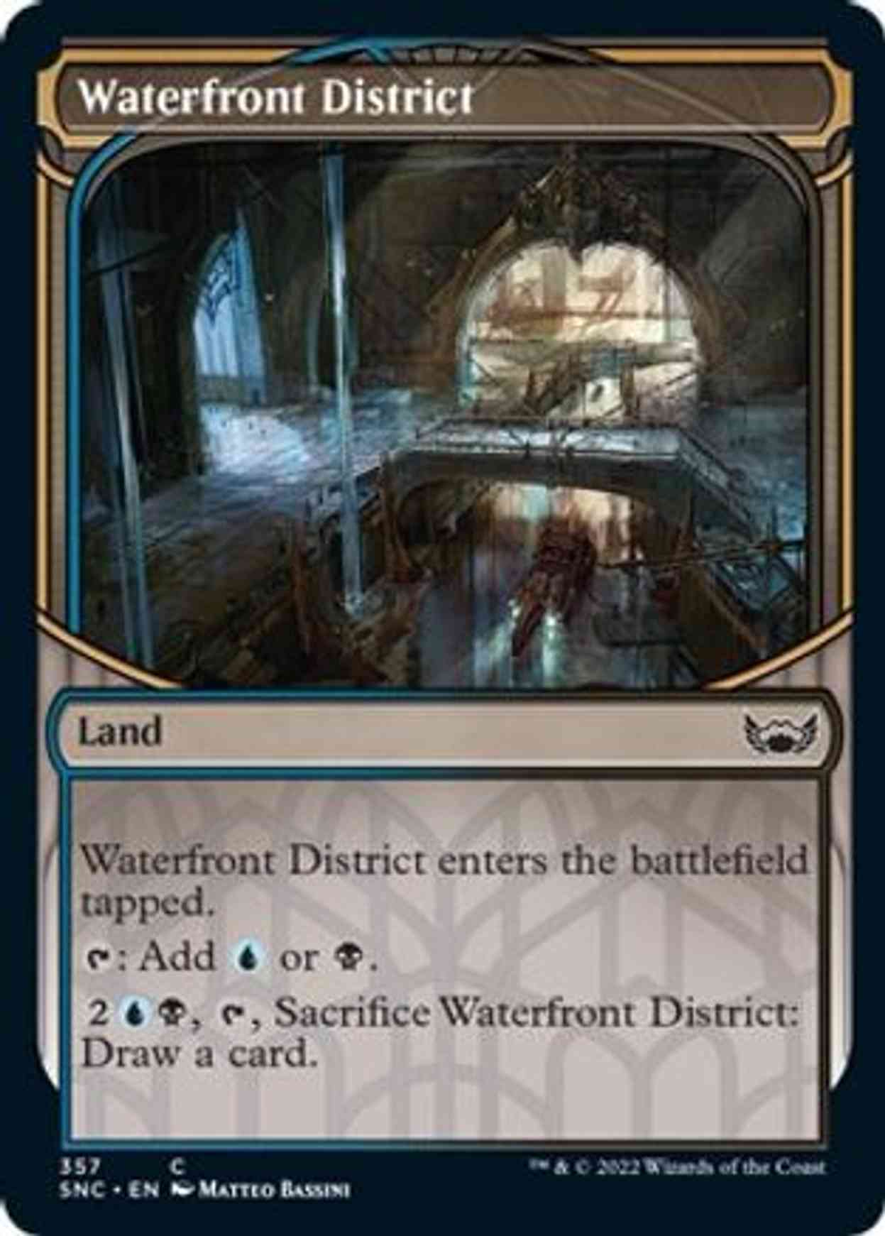 Waterfront District (Showcase) magic card front