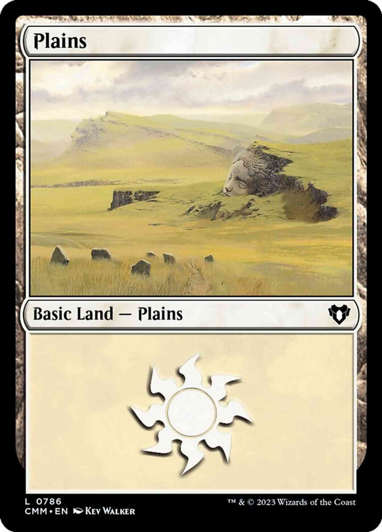 Plains (0786) magic card front