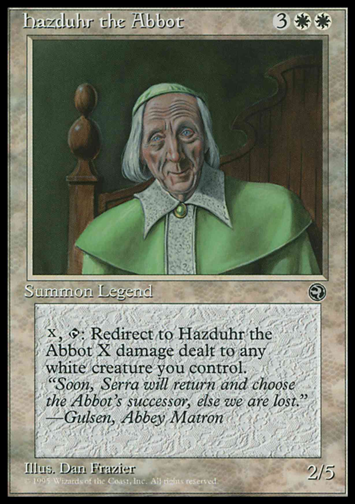 Hazduhr the Abbot magic card front