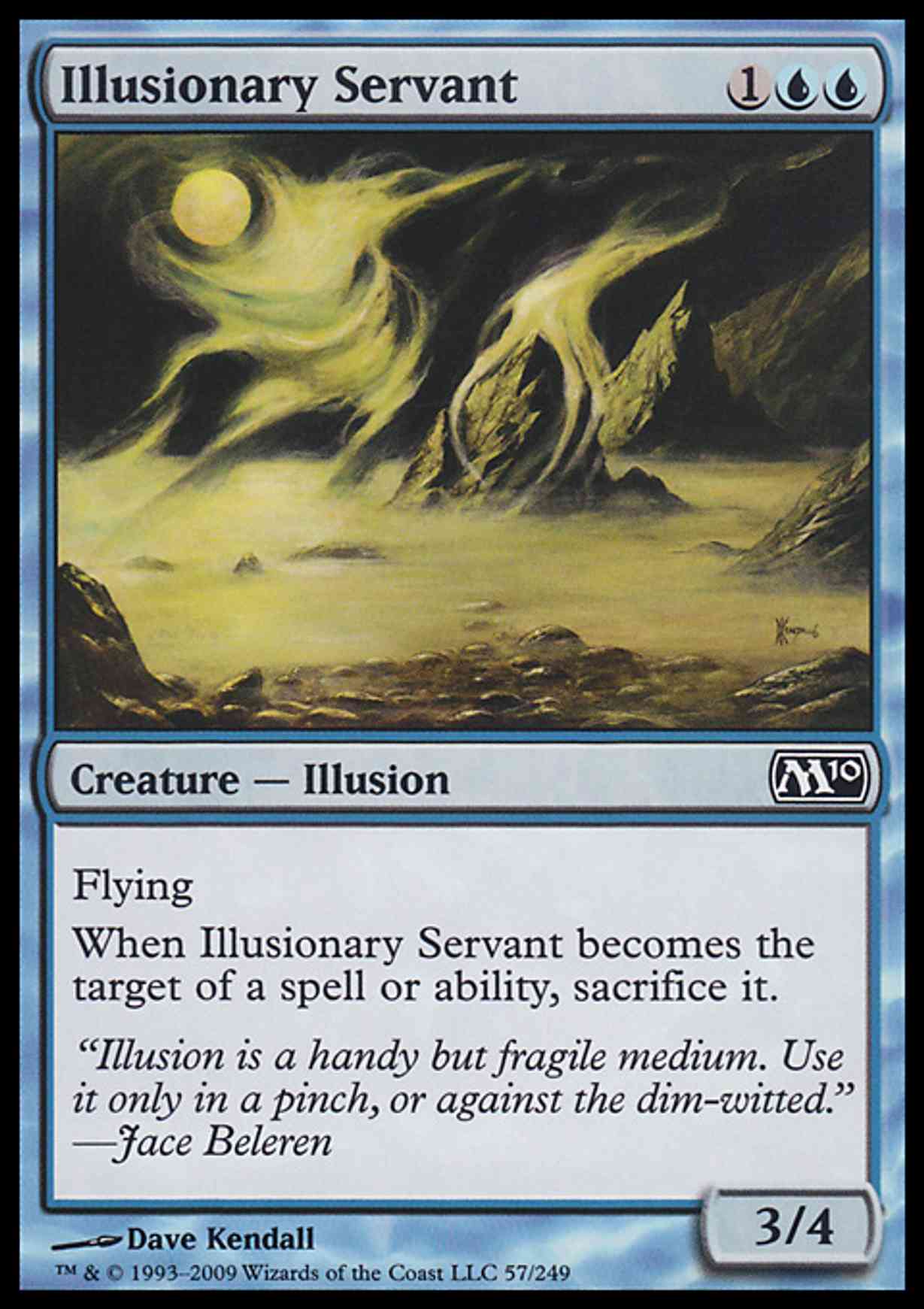Illusionary Servant magic card front