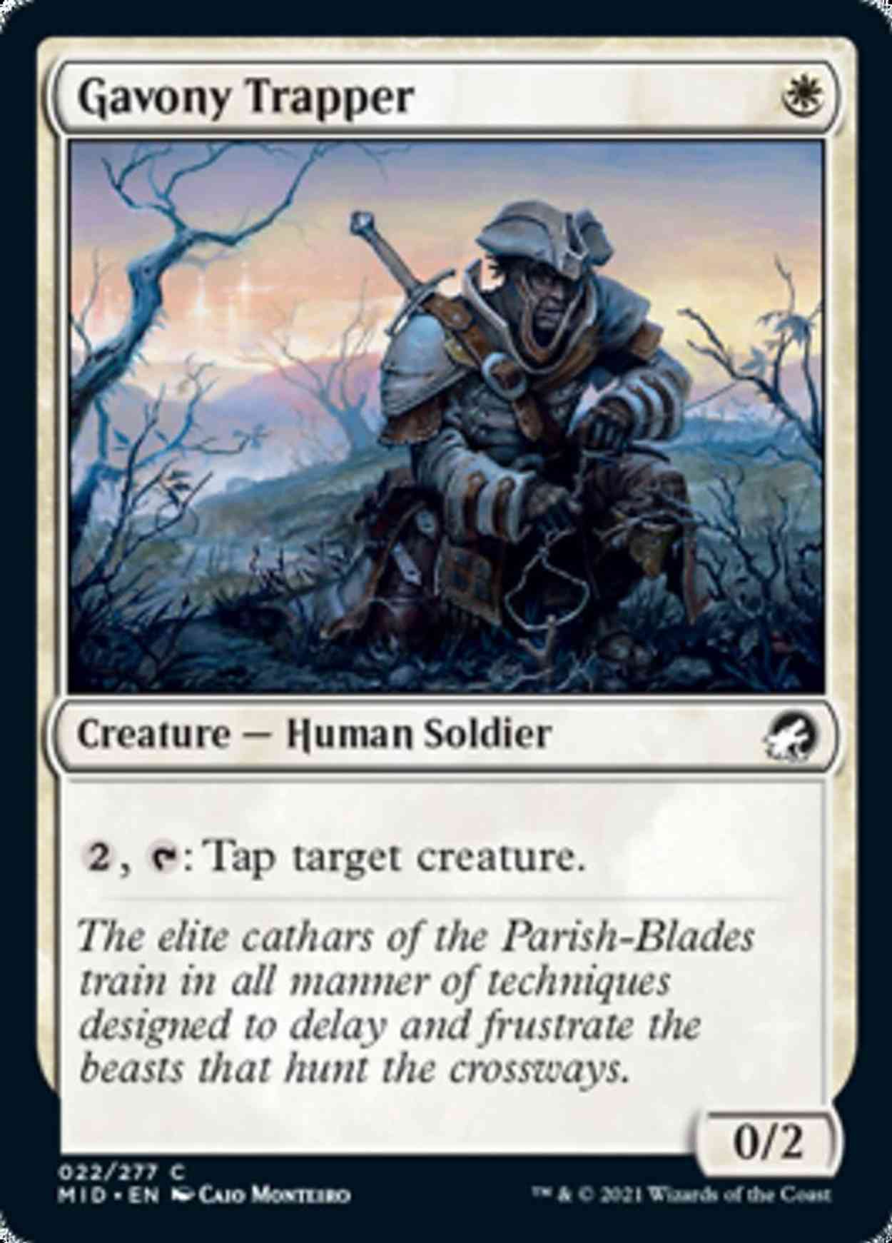 Gavony Trapper magic card front