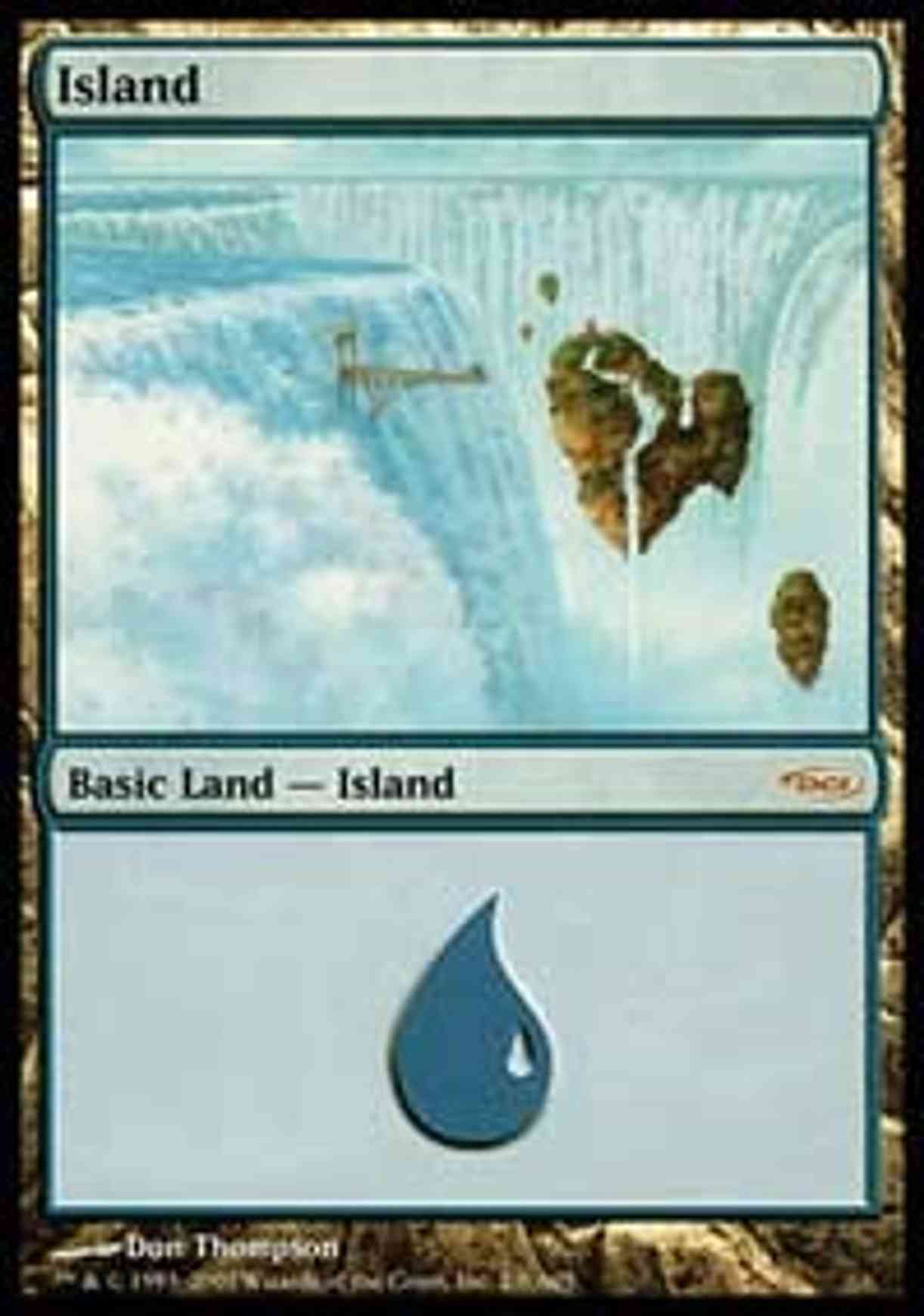 Island (2005) magic card front