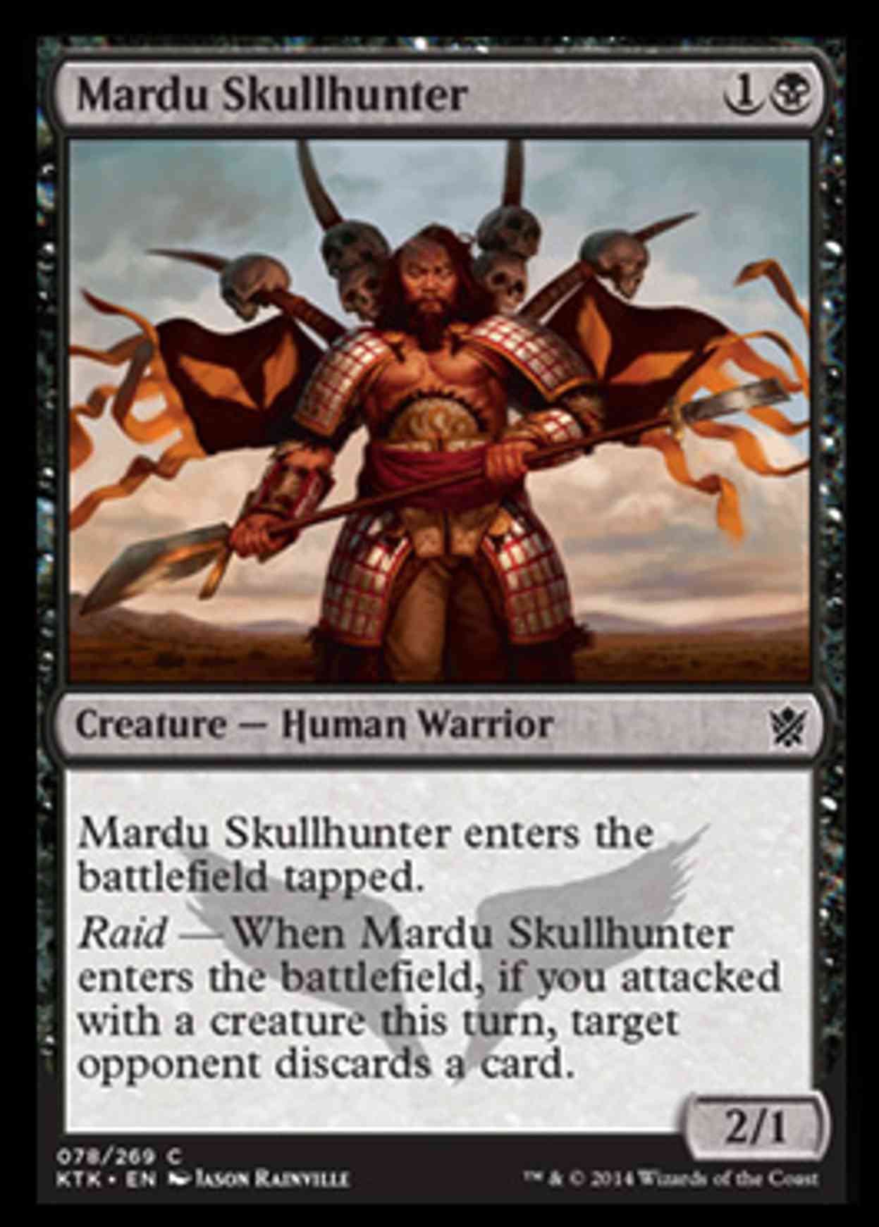 Mardu Skullhunter magic card front