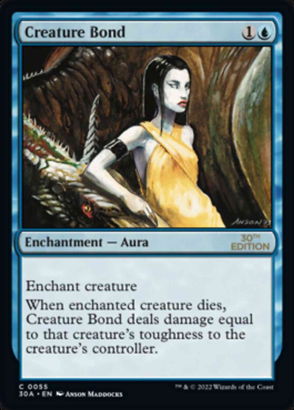 Creature Bond magic card front