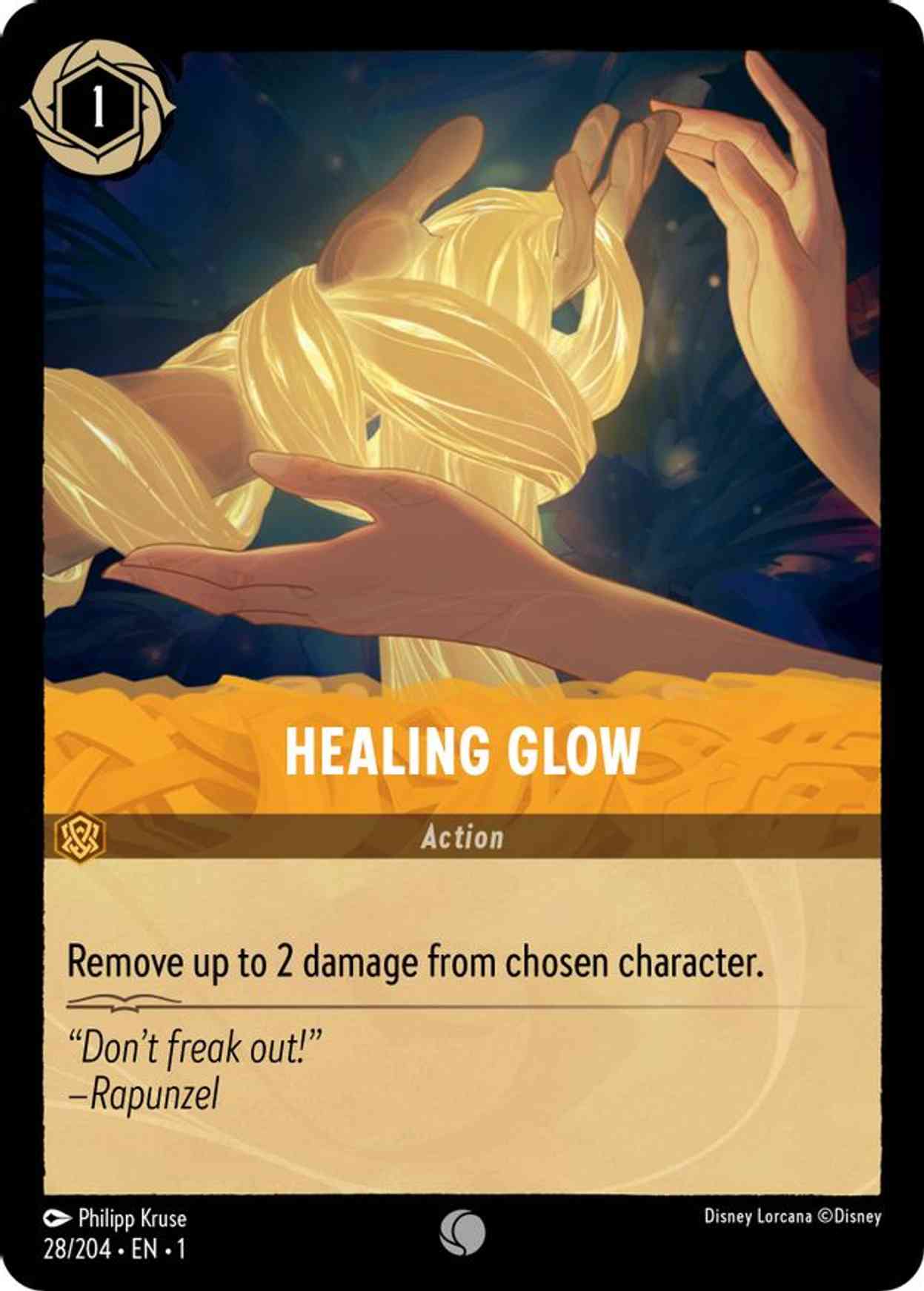 Healing Glow magic card front