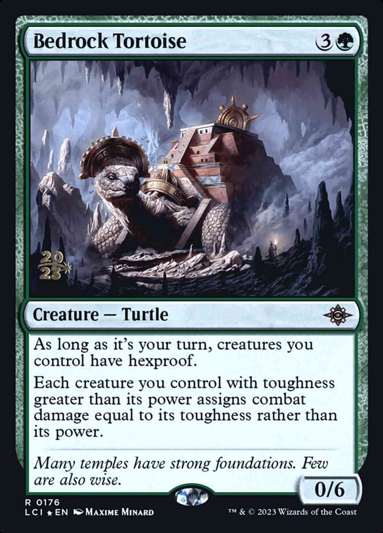 Bedrock Tortoise magic card front