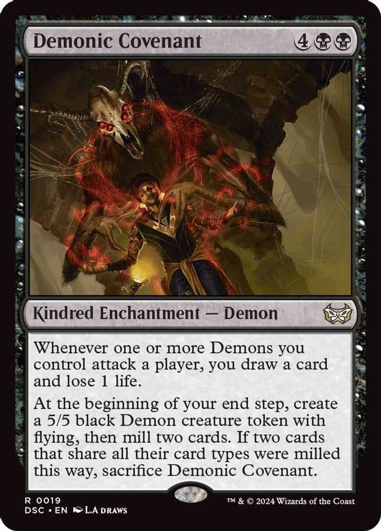 Demonic Covenant magic card front