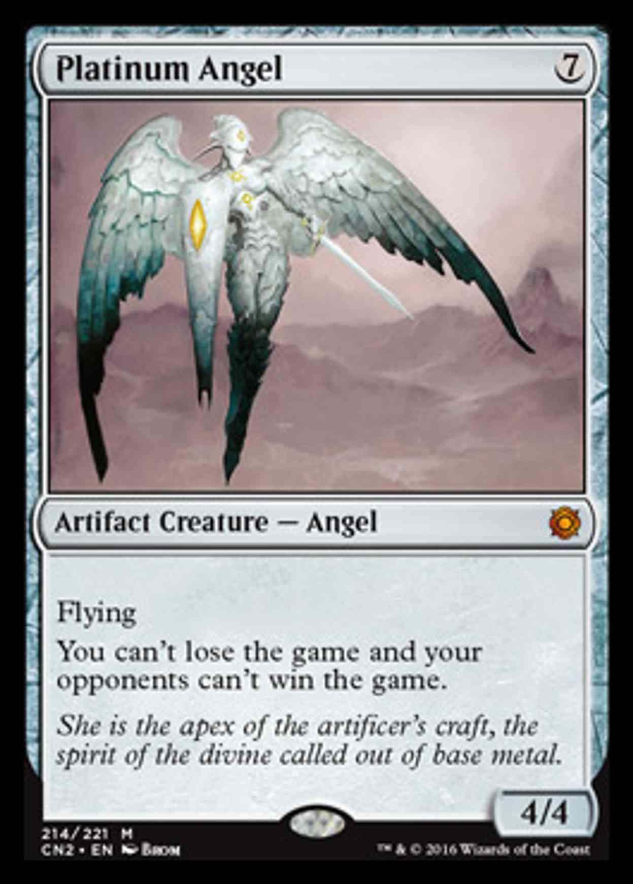 Platinum Angel magic card front