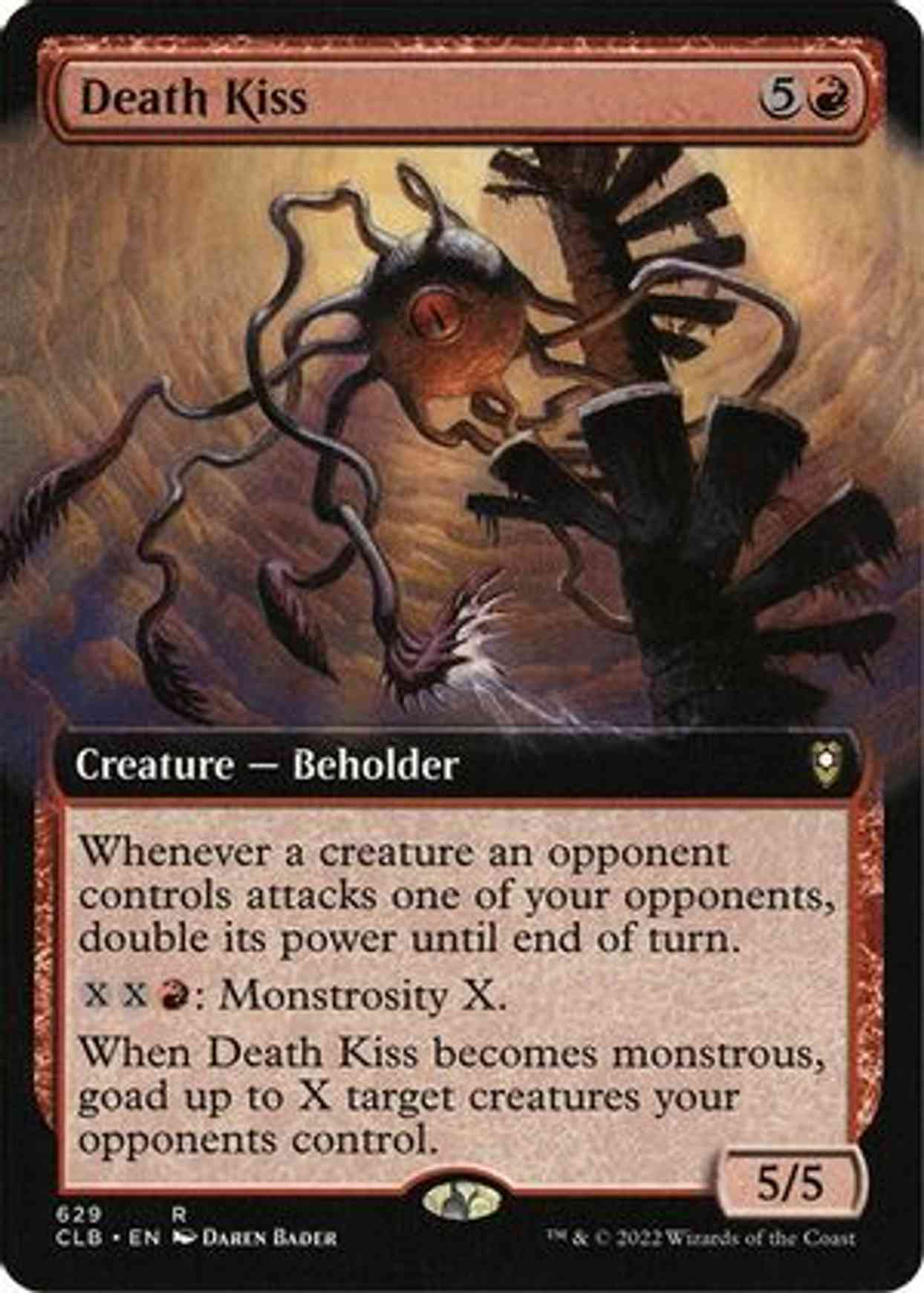 Death Kiss (Extended Art) magic card front