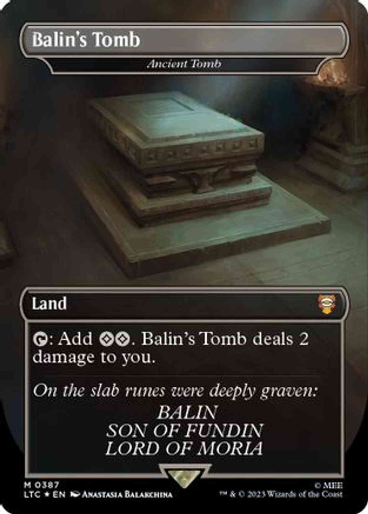 Balin's Tomb - Ancient Tomb (Surge Foil) magic card front