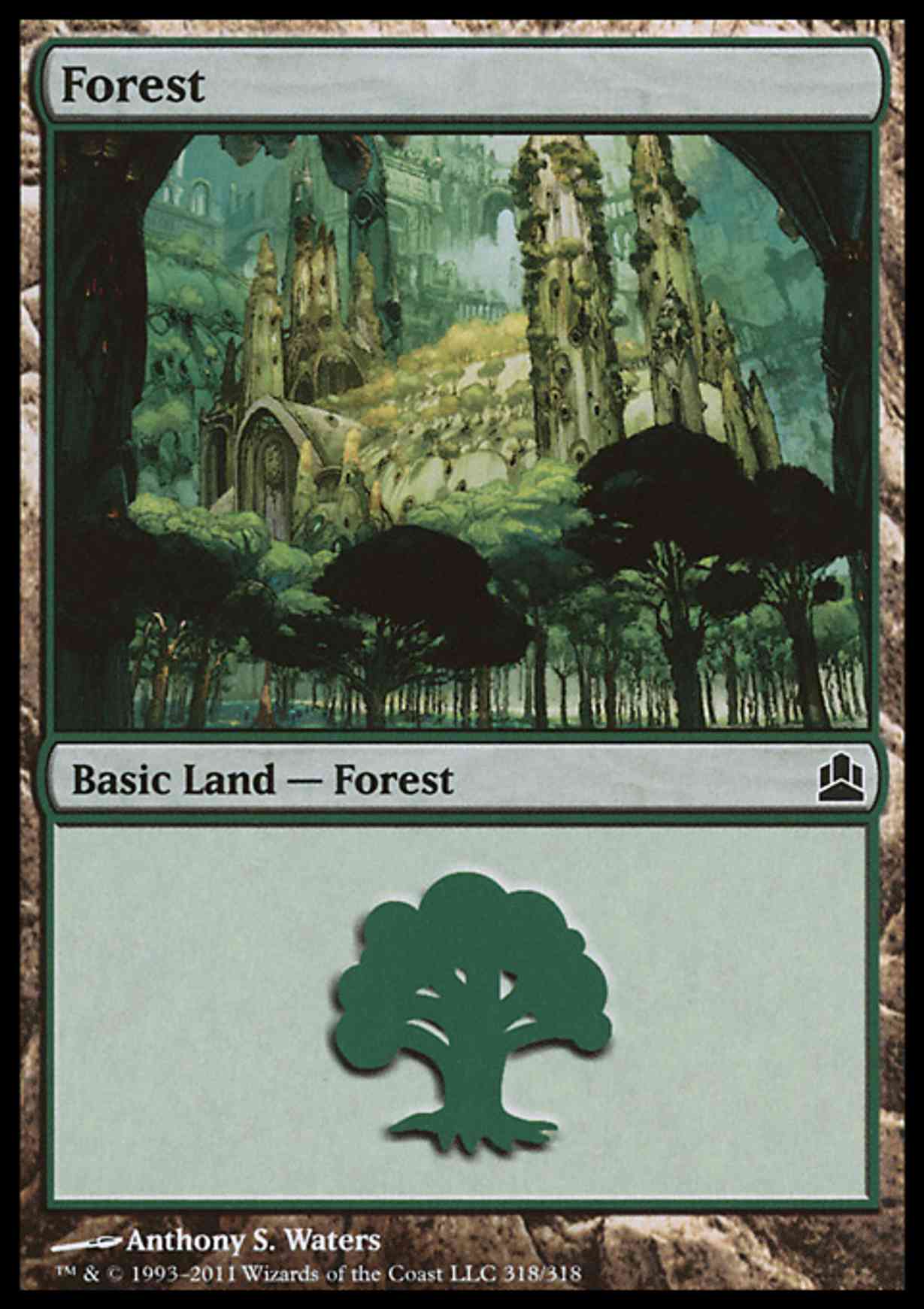 Forest (318) magic card front
