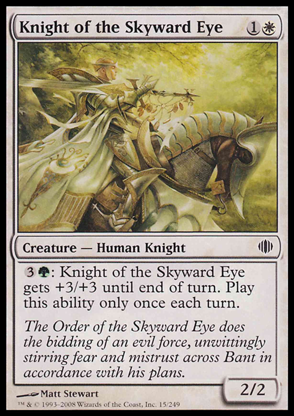 Knight of the Skyward Eye magic card front