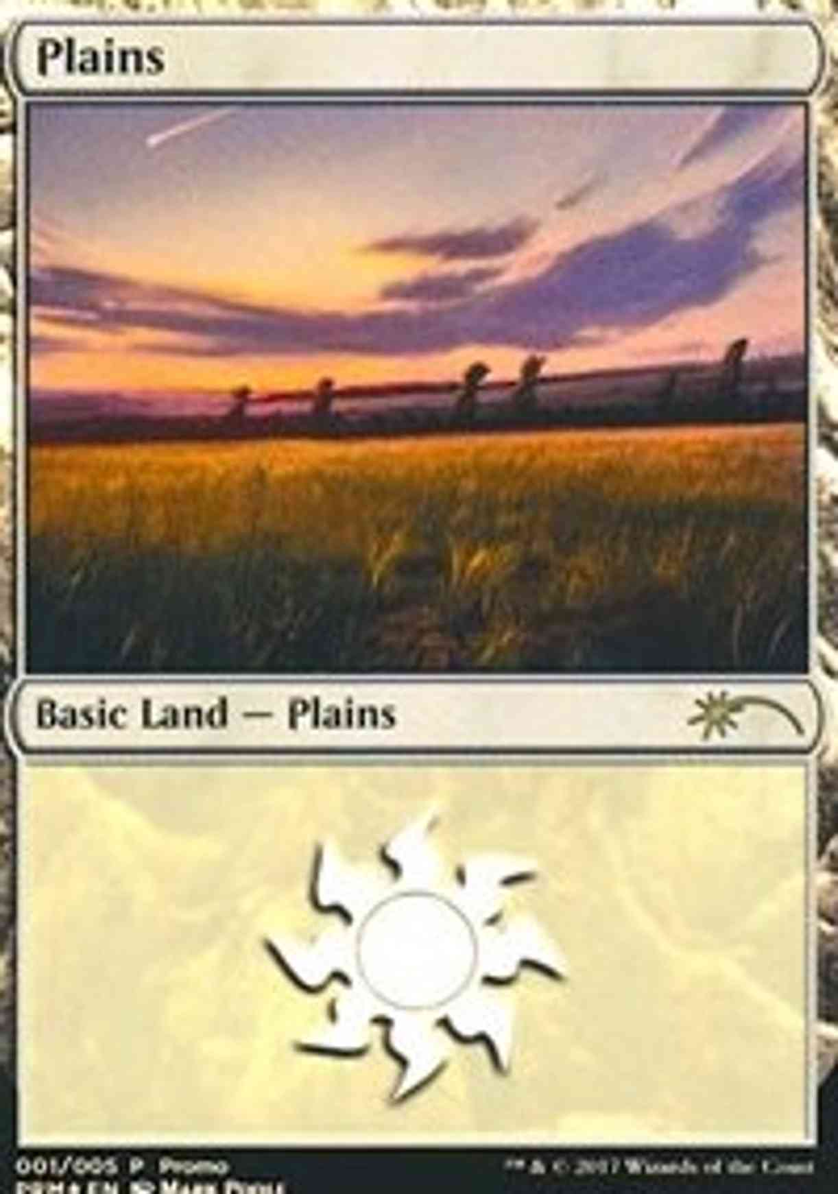 Plains (2017 Gift Pack - Poole) magic card front