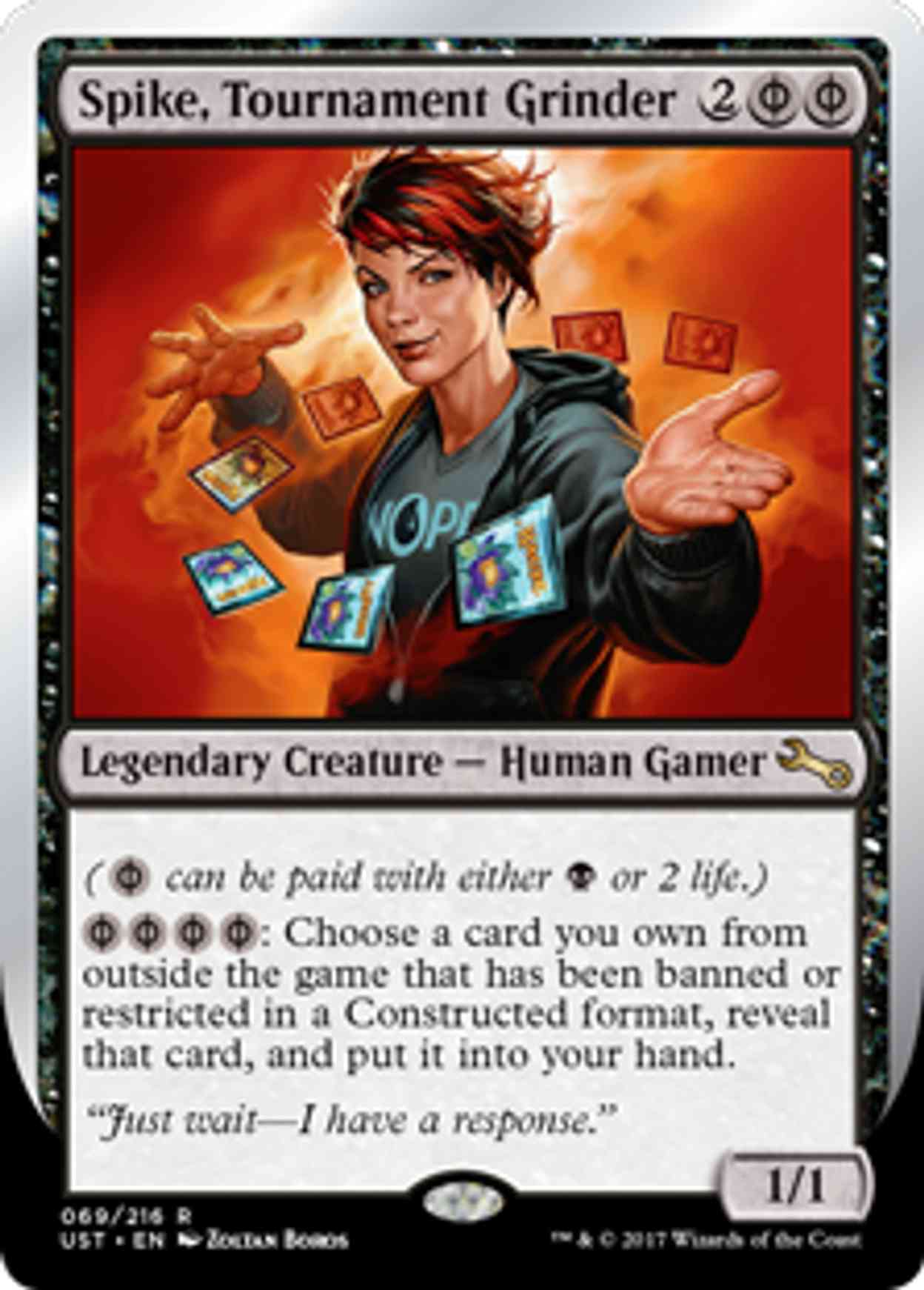 Spike, Tournament Grinder magic card front