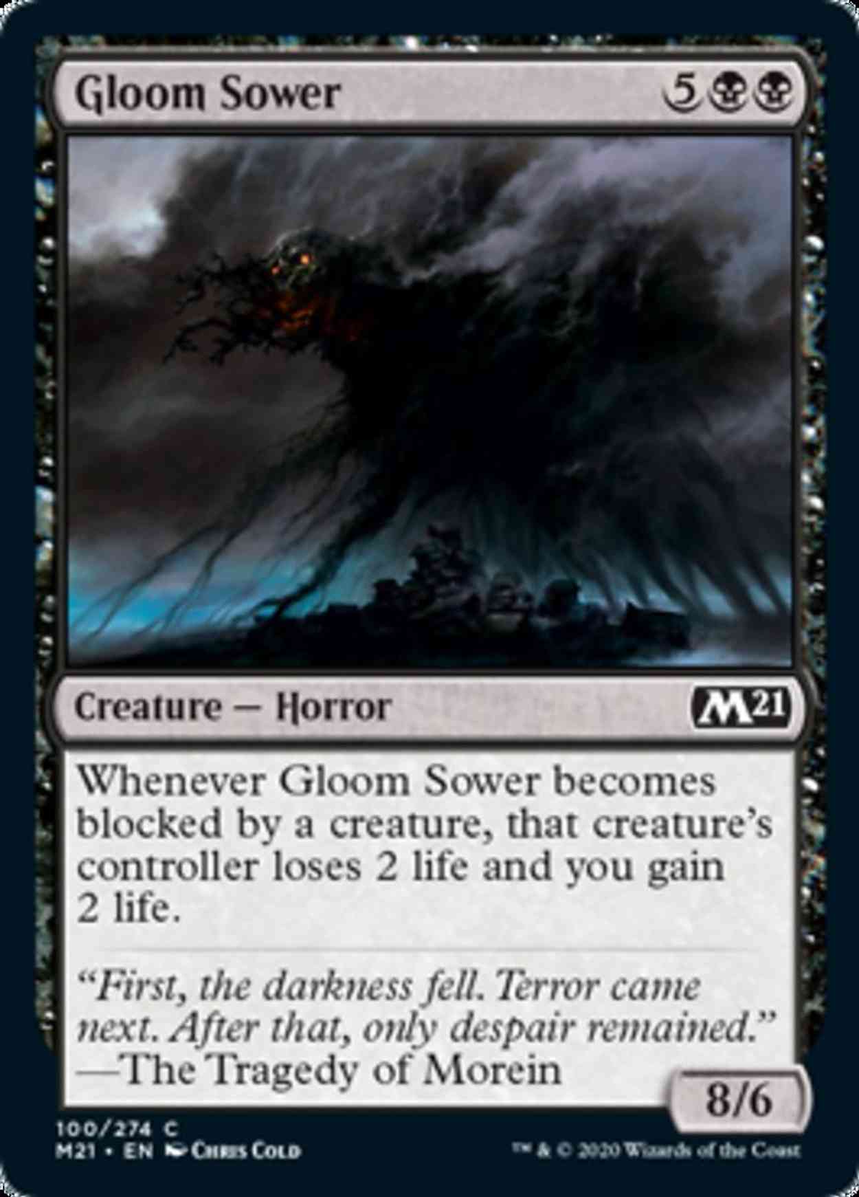 Gloom Sower magic card front