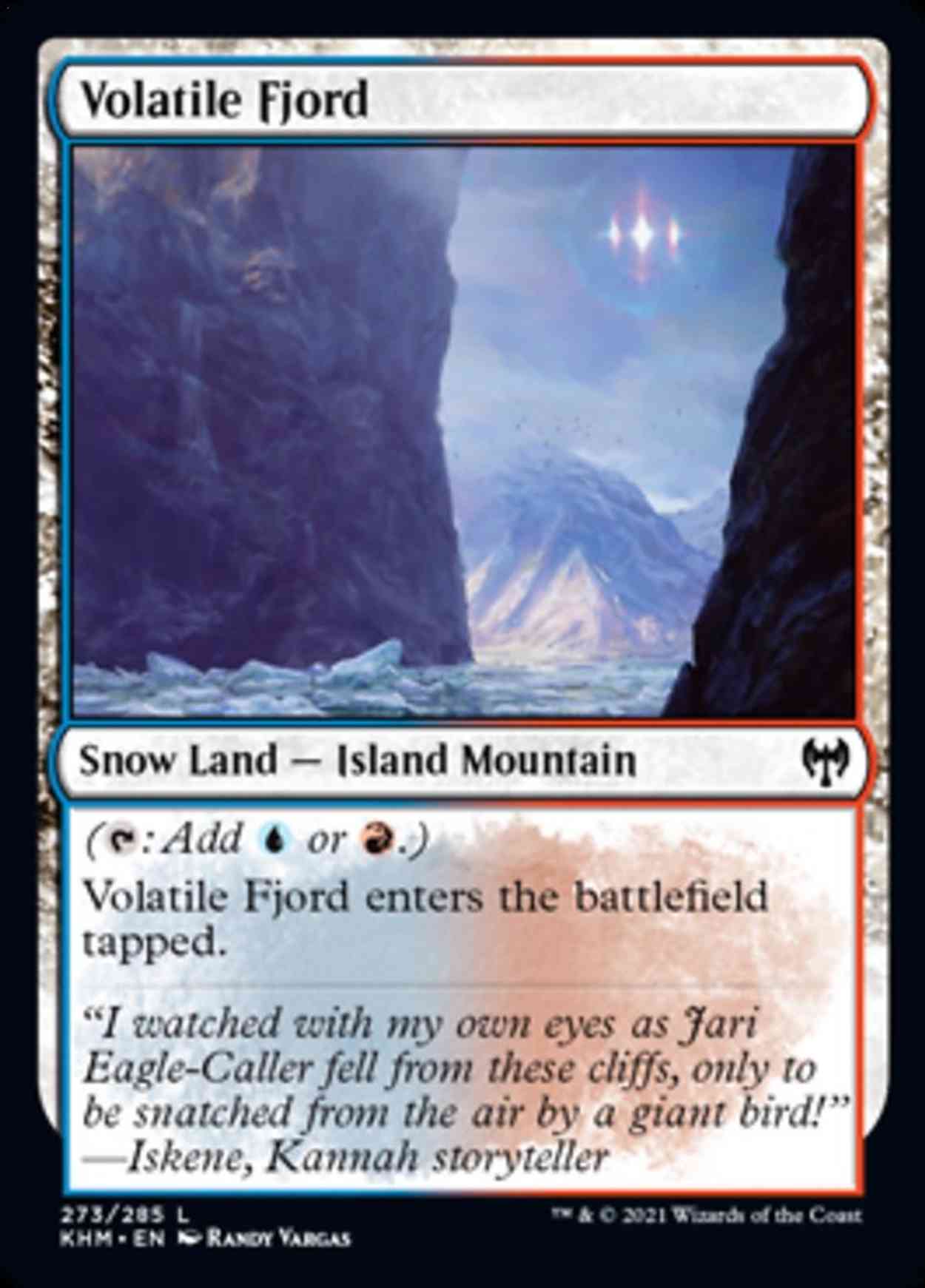 Volatile Fjord magic card front