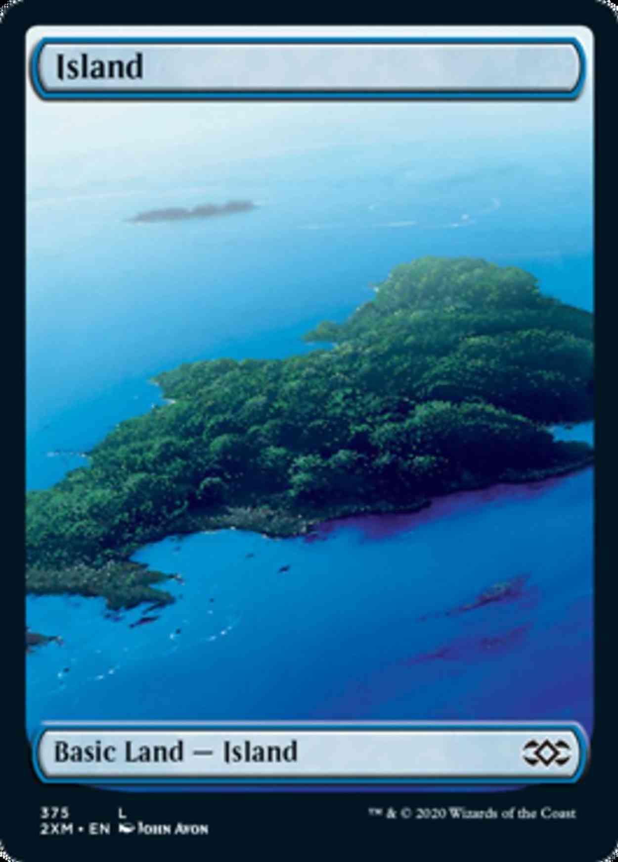 Island (375) magic card front