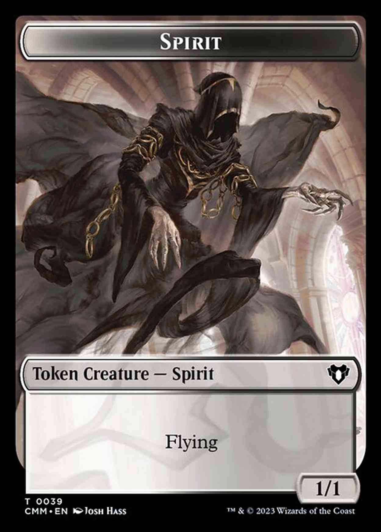 Spirit (0039) // Construct (0041) Double-Sided Token magic card front