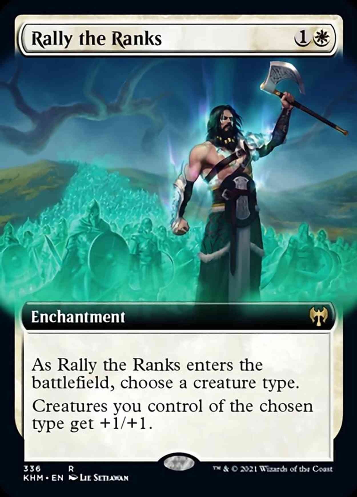 Rally the Ranks (Extended Art) magic card front