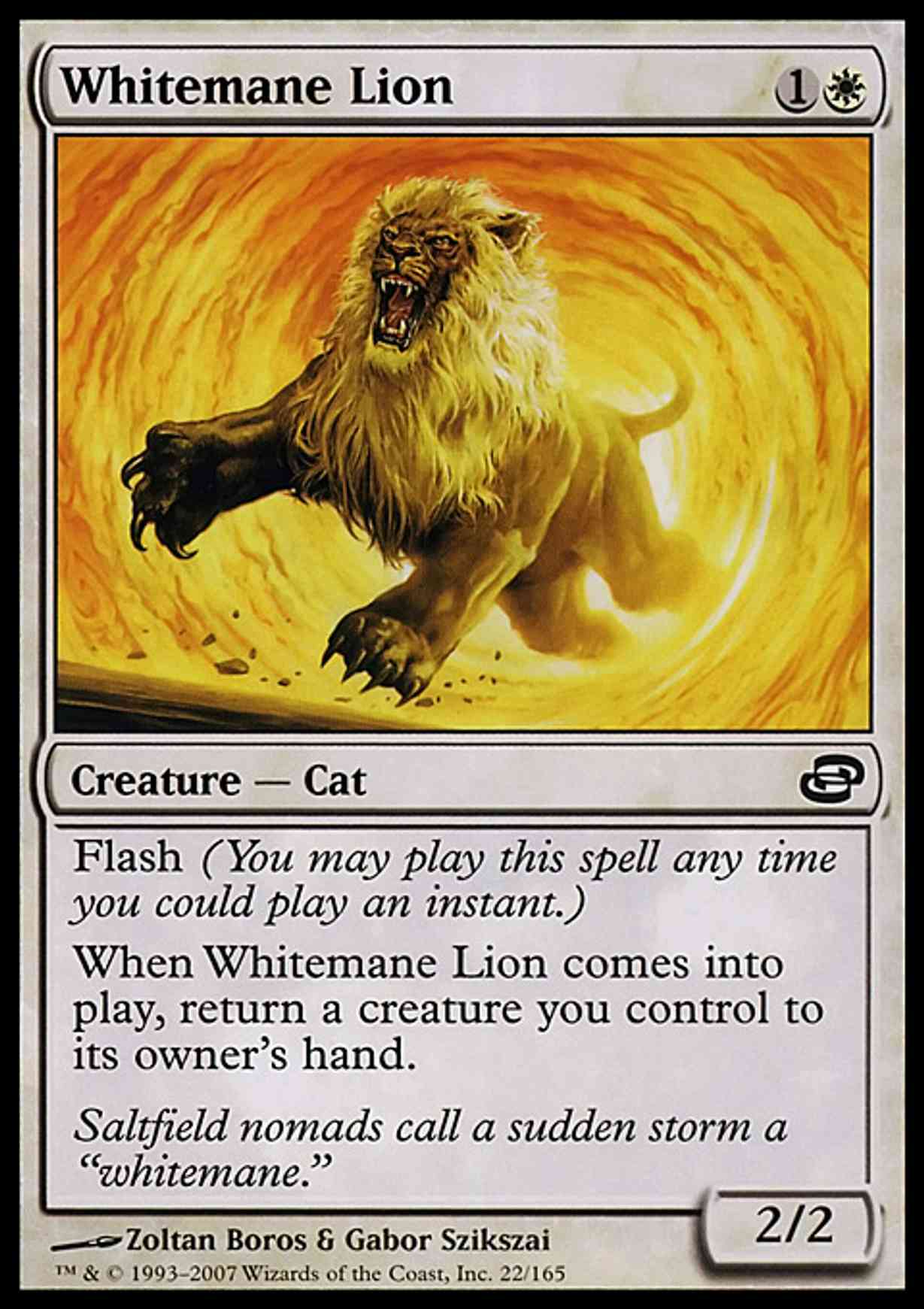 Whitemane Lion magic card front