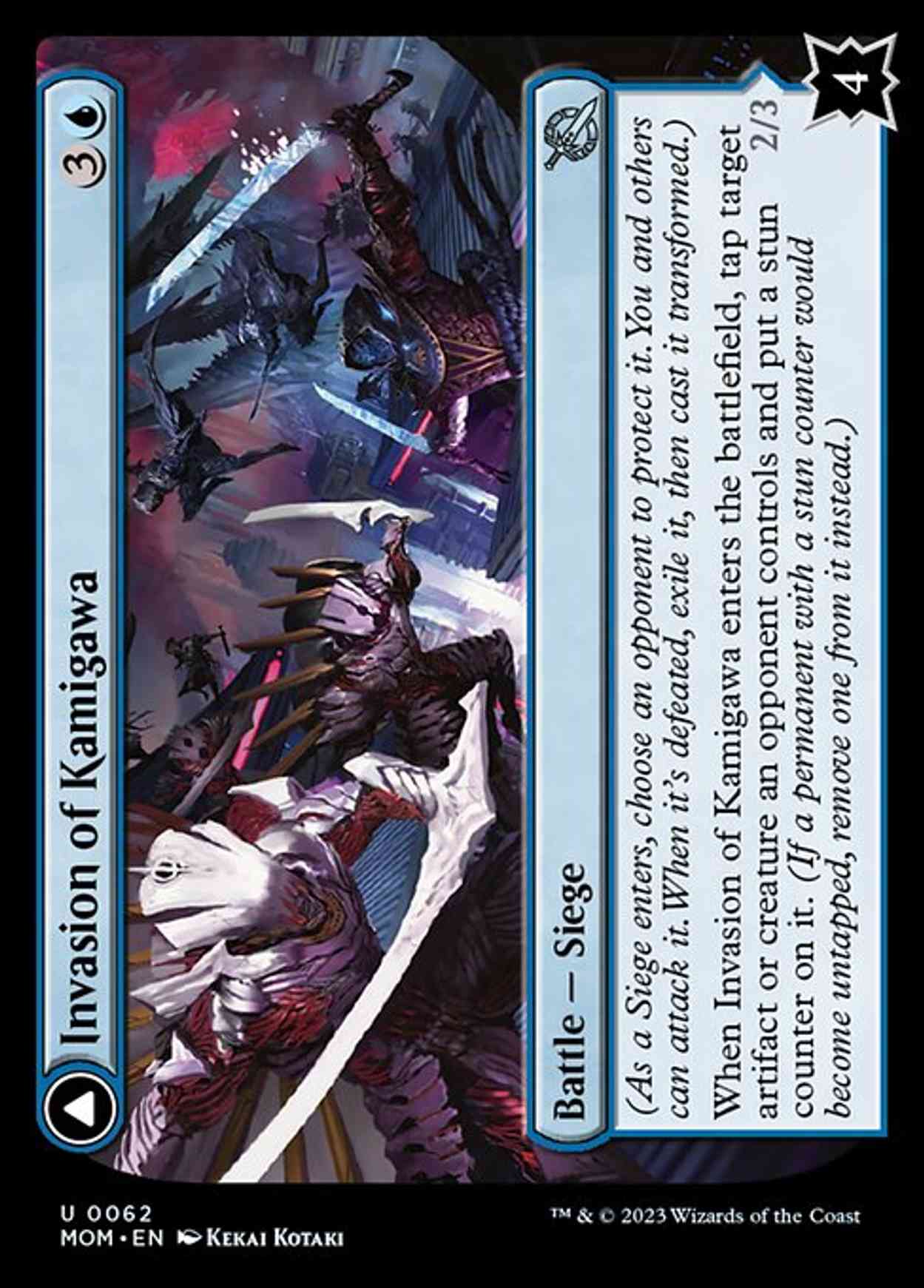 Invasion of Kamigawa magic card front