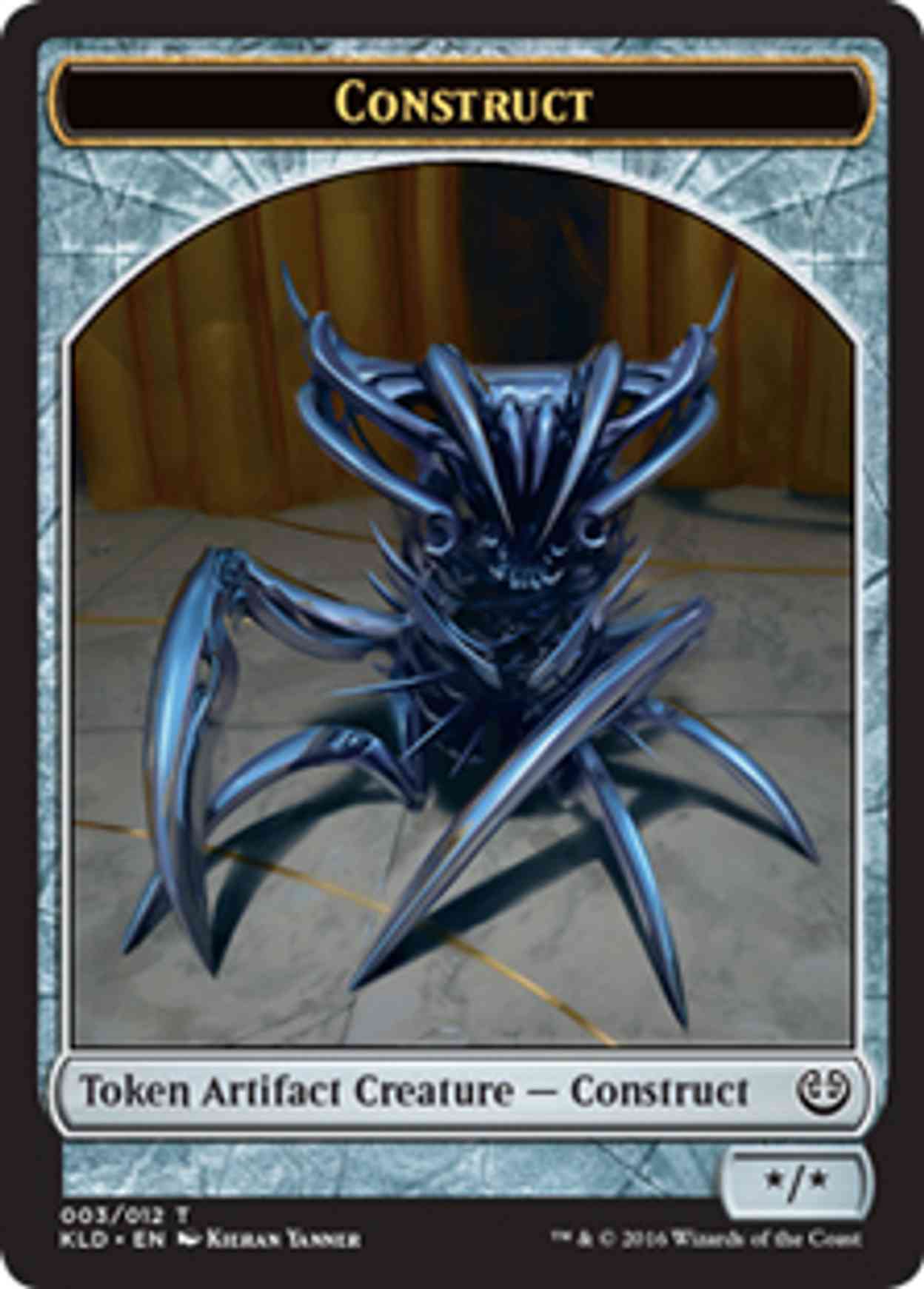 Construct Token (003) magic card front