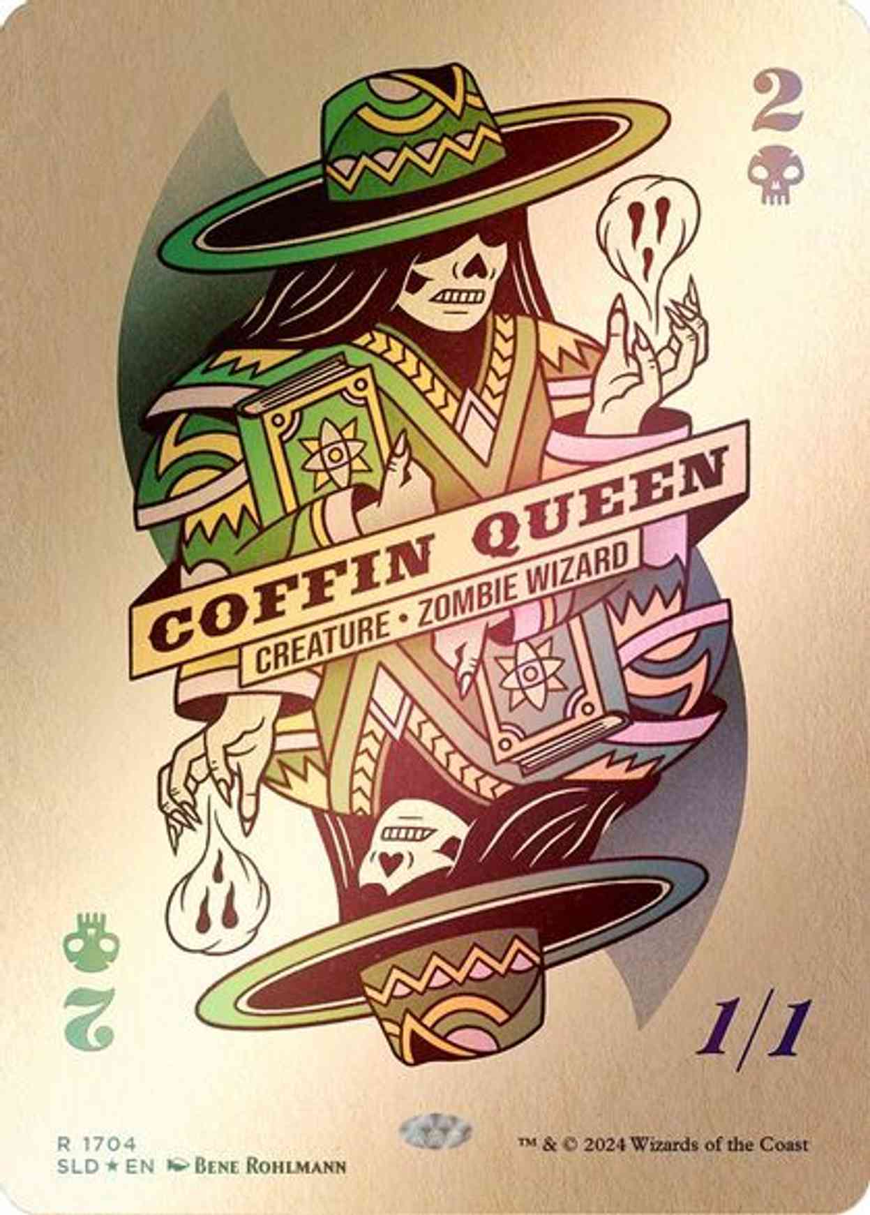 Coffin Queen (Rainbow Foil) magic card front