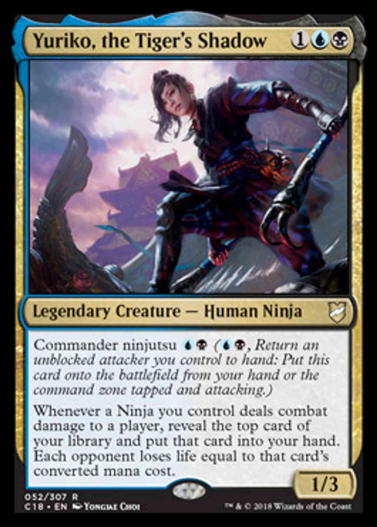 Yuriko, the Tiger's Shadow magic card front