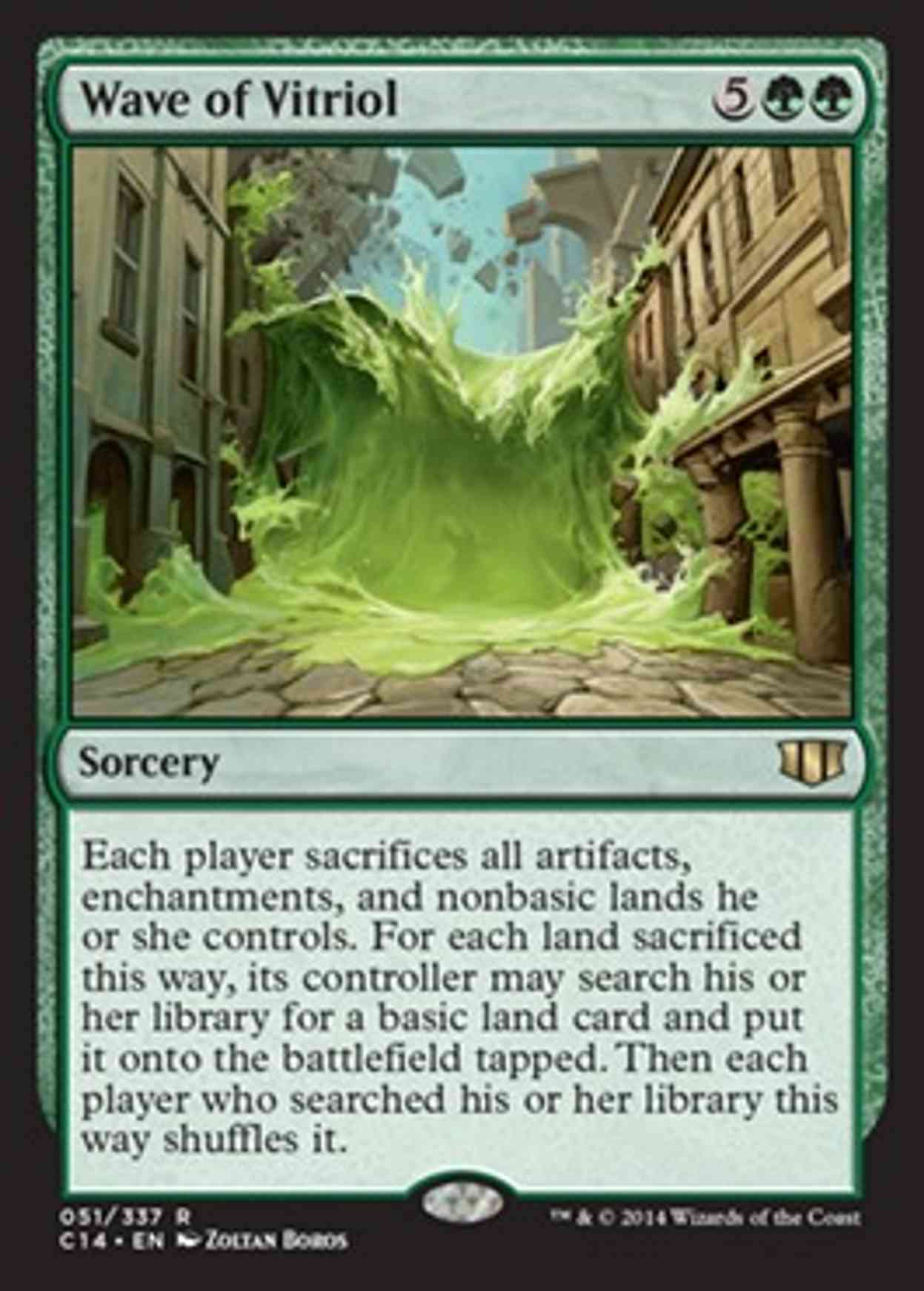 Wave of Vitriol magic card front