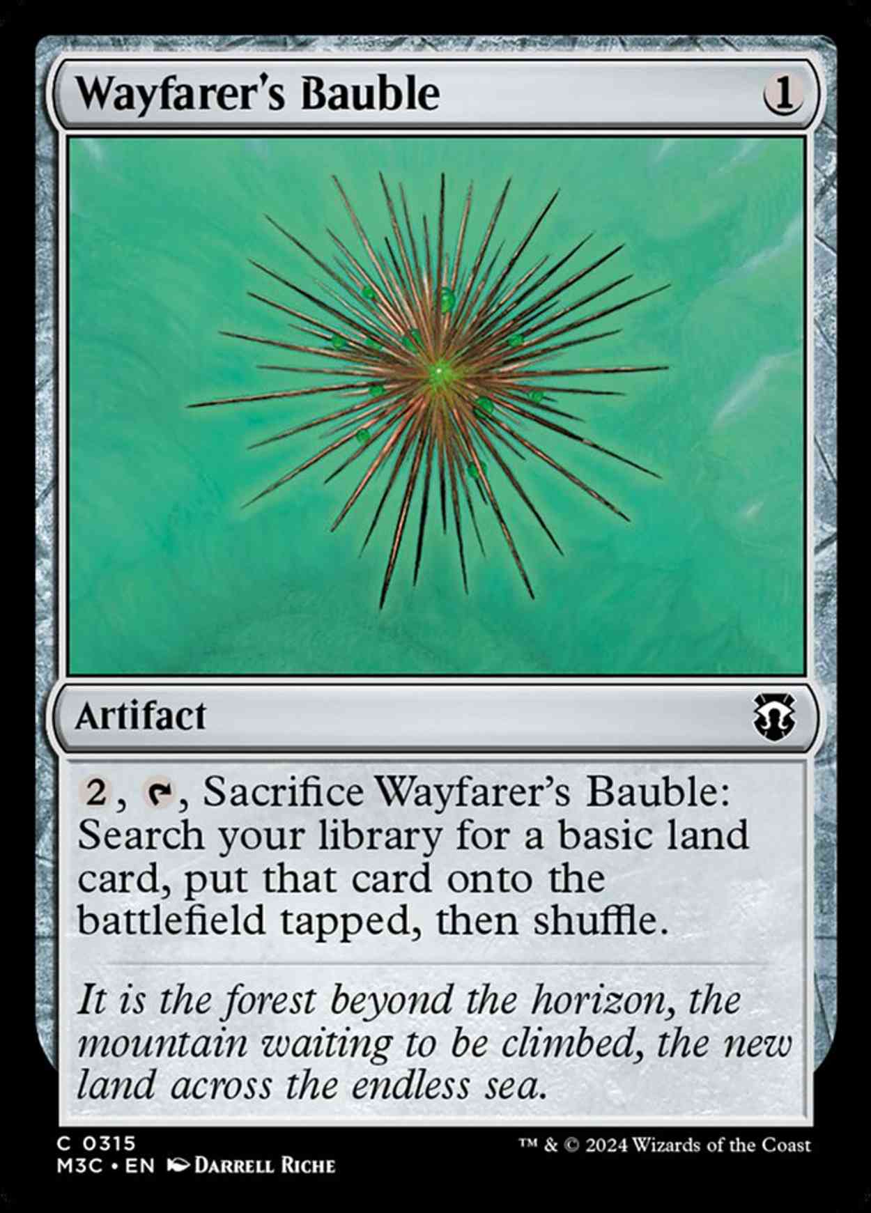 Wayfarer's Bauble magic card front