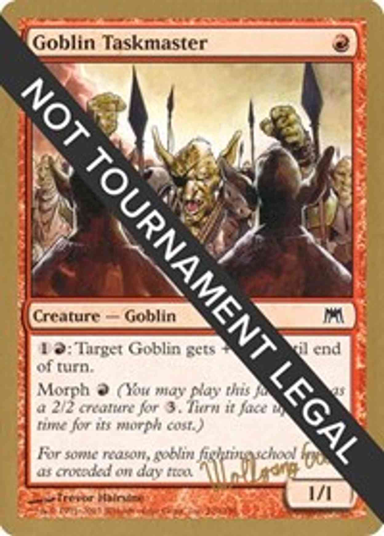 Goblin Taskmaster - 2003 Wolfgang Eder (ONS) magic card front