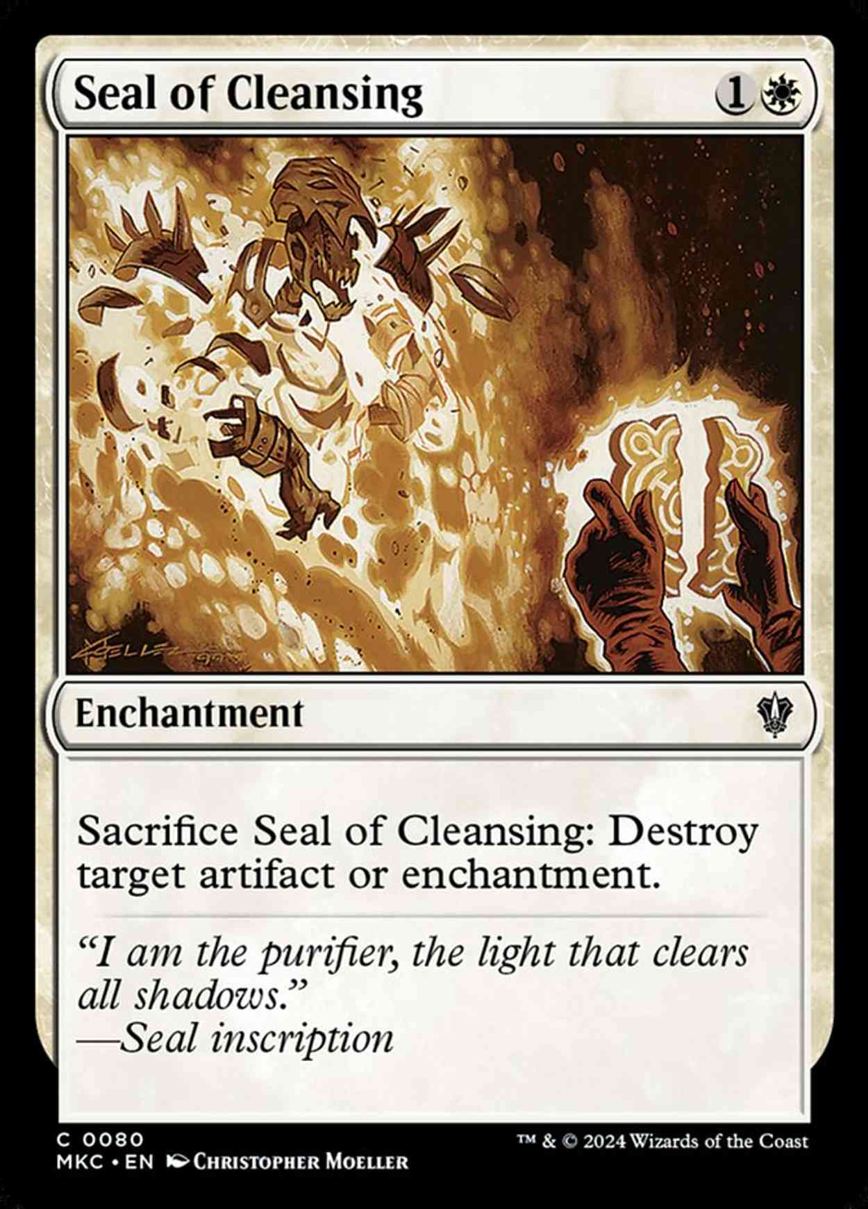 Seal of Cleansing magic card front