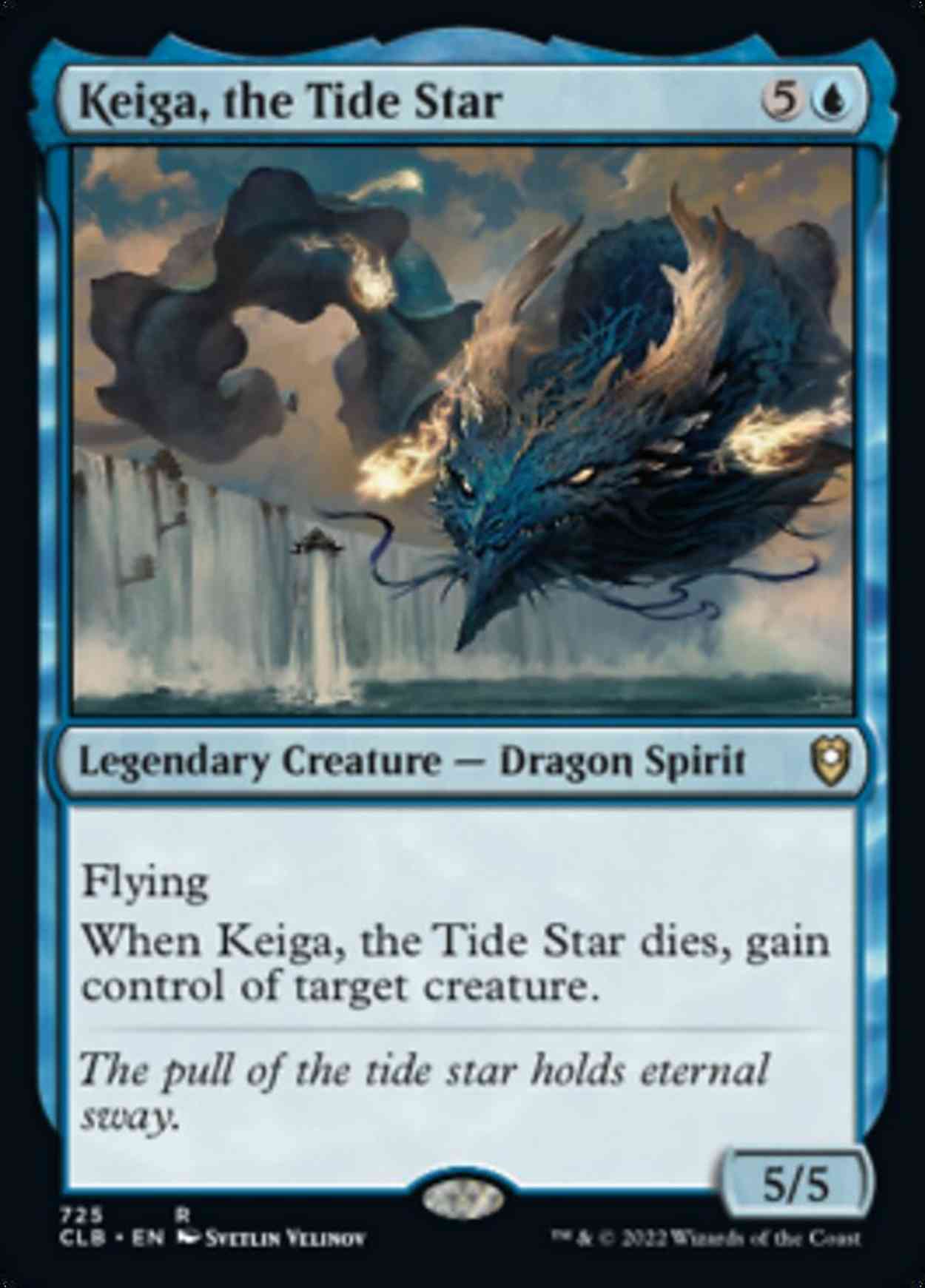 Keiga, the Tide Star magic card front