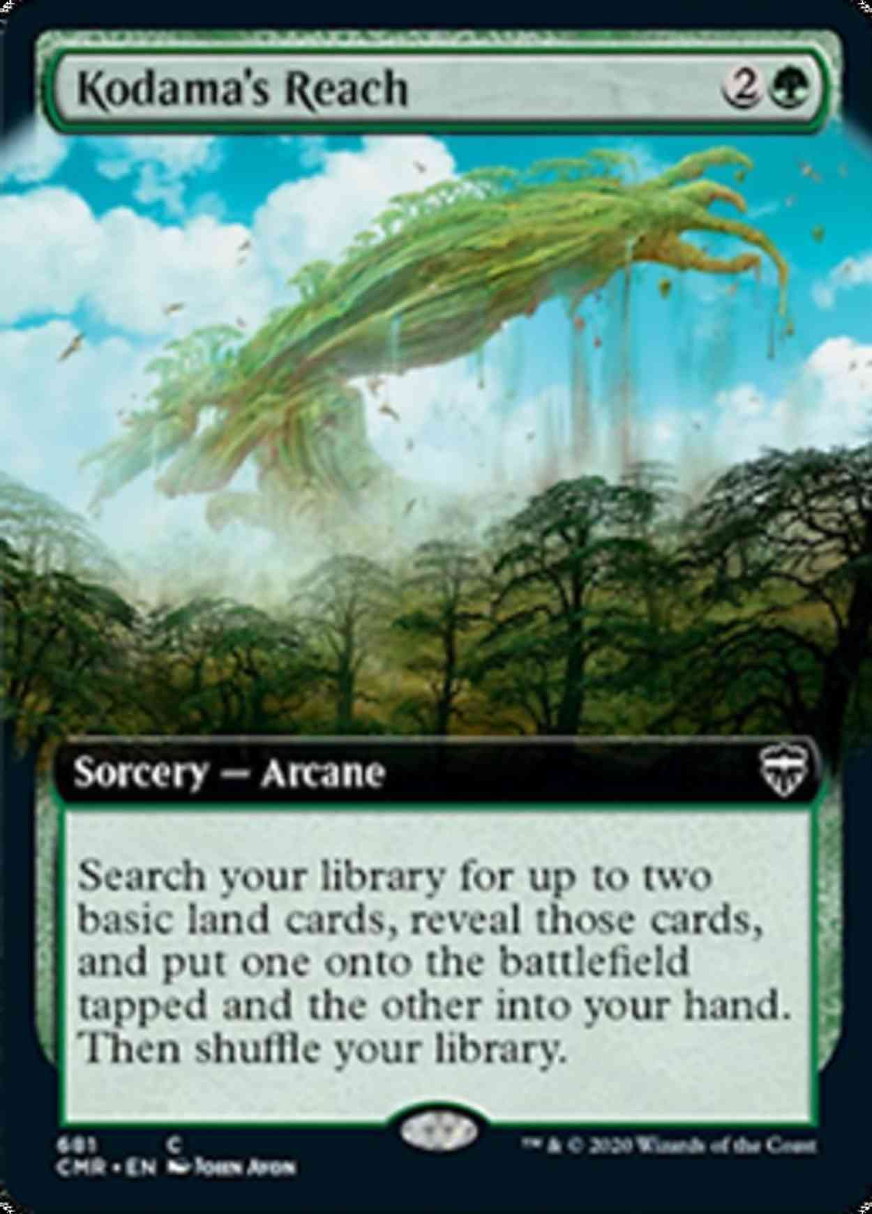 Kodama's Reach (Extended Art) magic card front