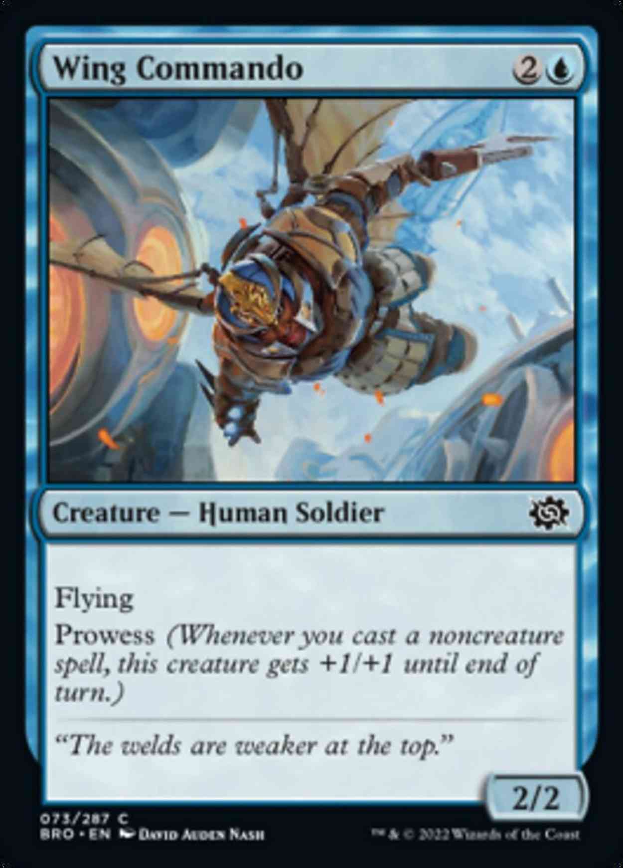 Wing Commando magic card front