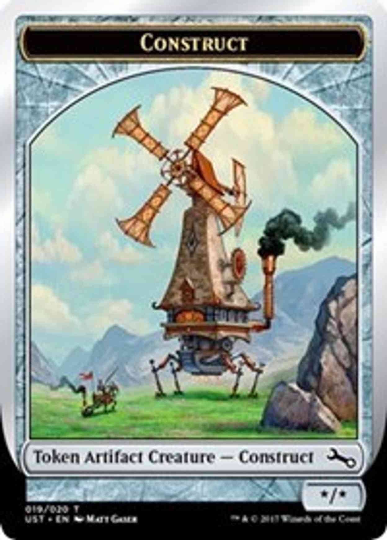 Construct Token magic card front