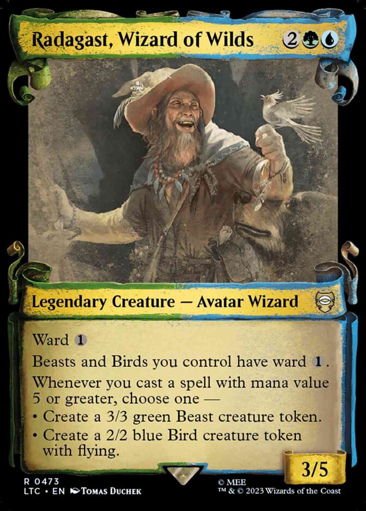 Radagast, Wizard of Wilds (Showcase Scrolls) magic card front