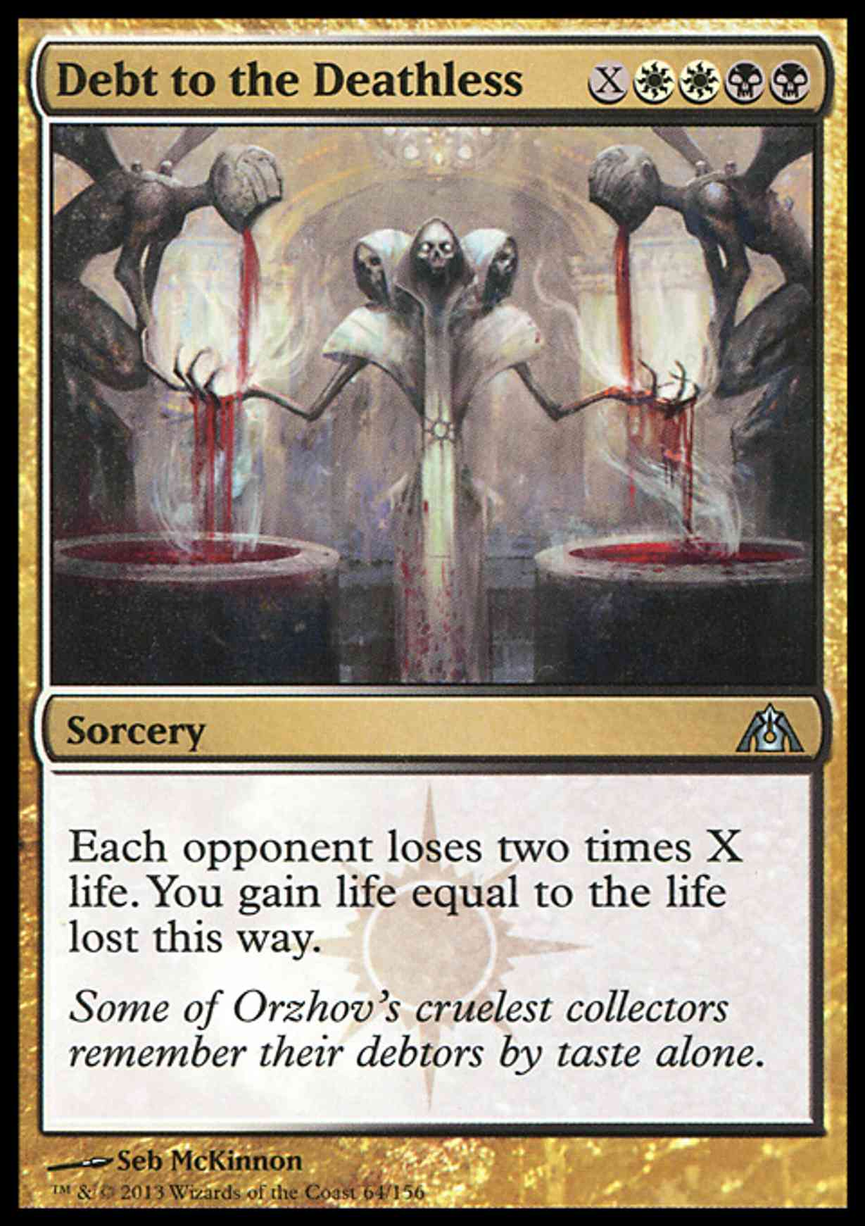 Debt to the Deathless magic card front