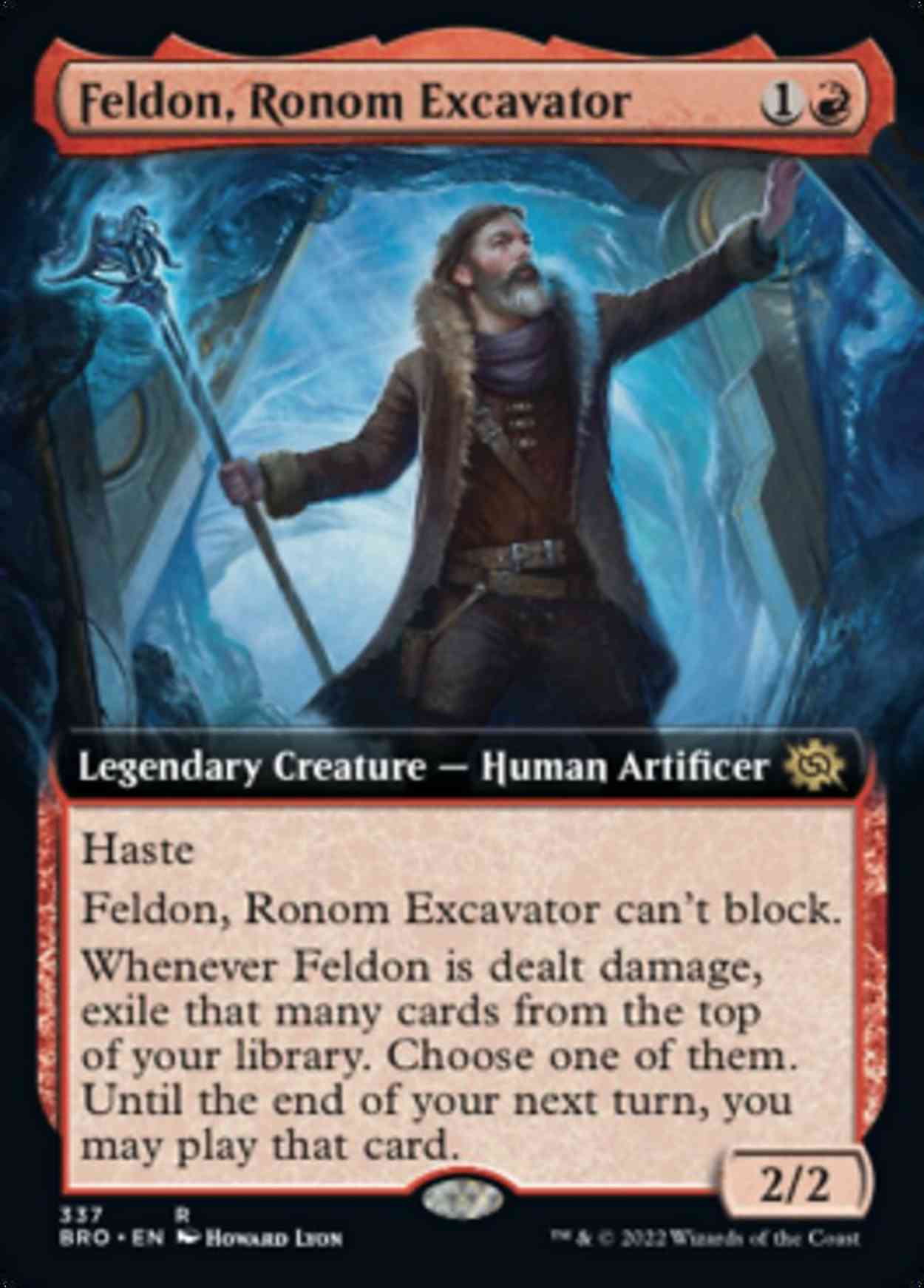 Feldon, Ronom Excavator (Extended Art) magic card front
