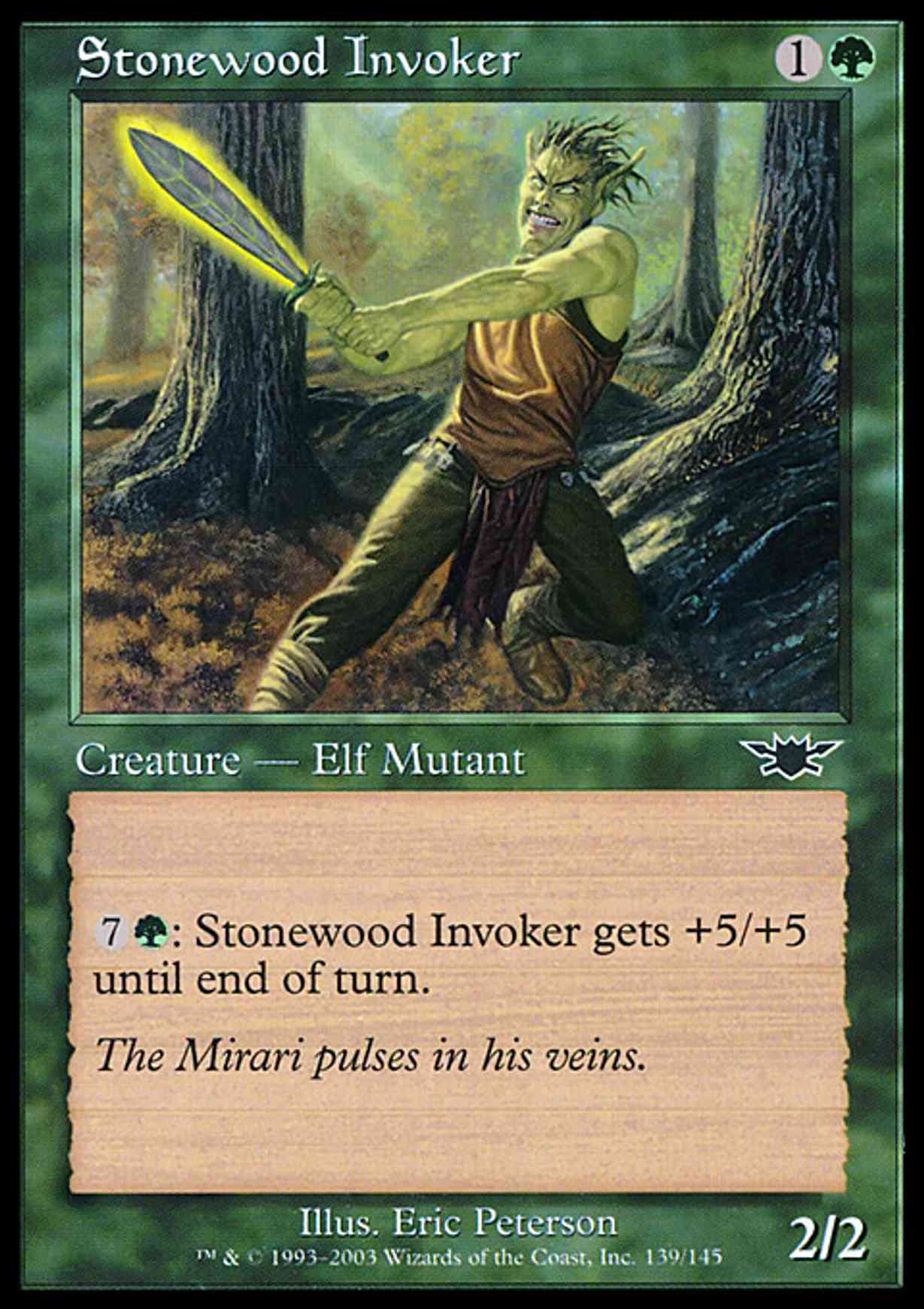 Stonewood Invoker magic card front