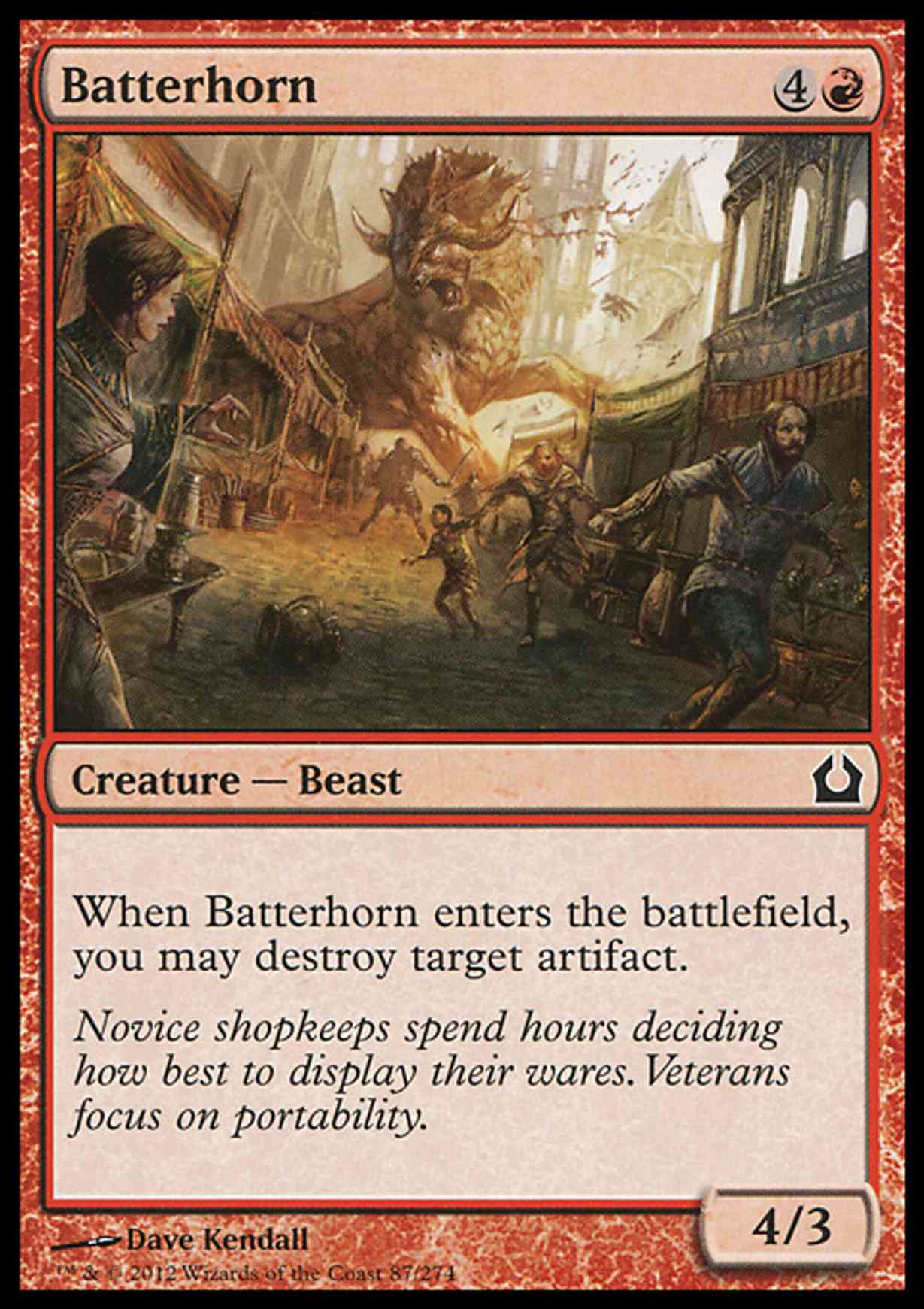 Batterhorn magic card front