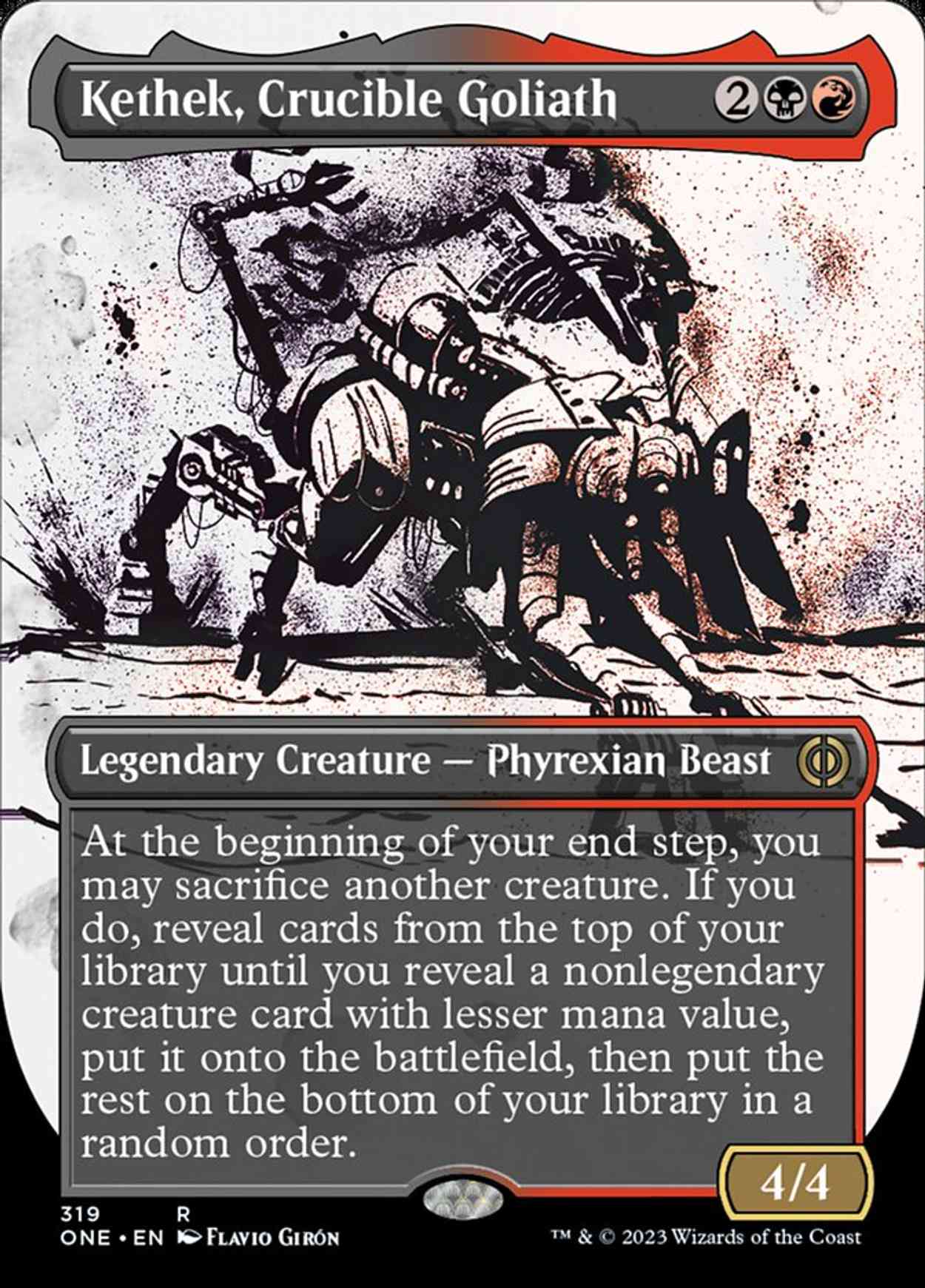 Kethek, Crucible Goliath (Showcase) magic card front