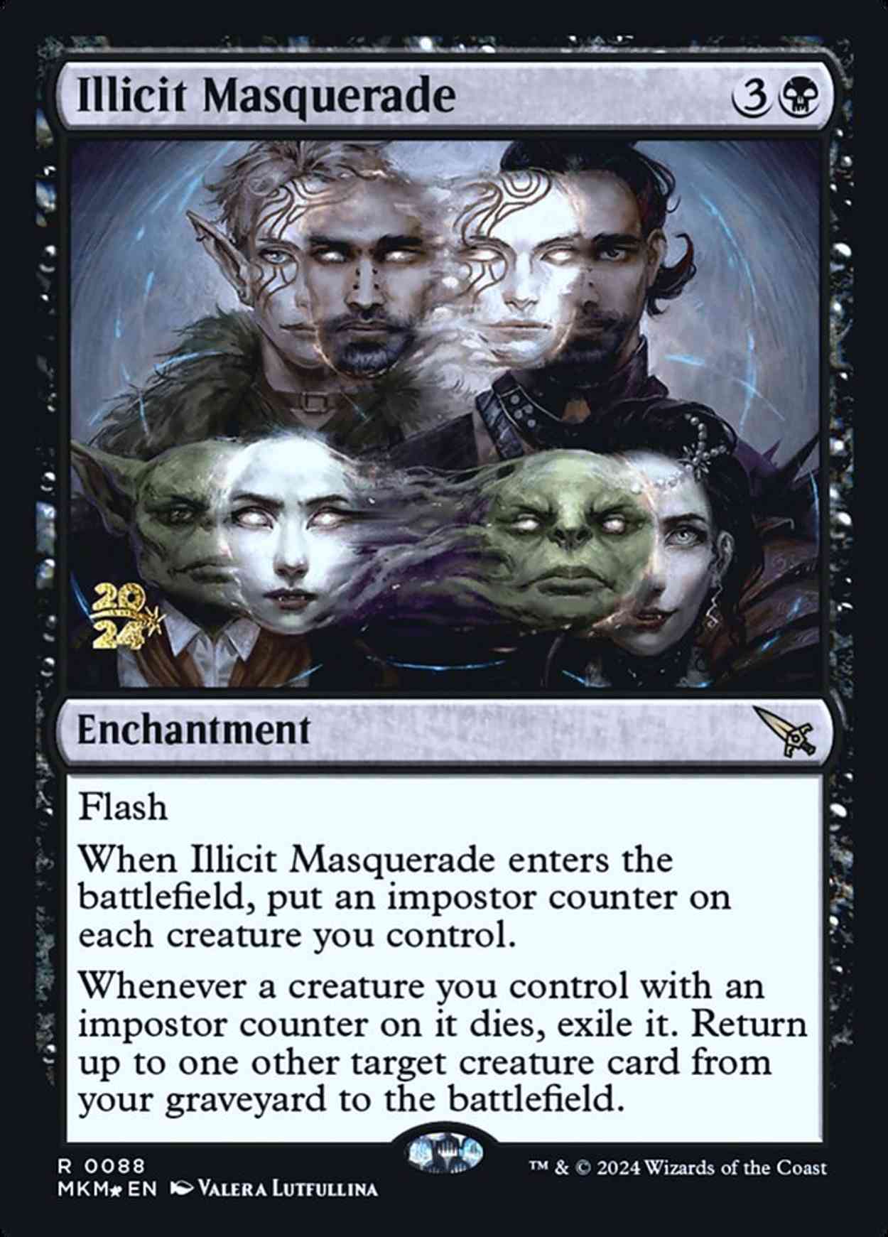 Illicit Masquerade magic card front