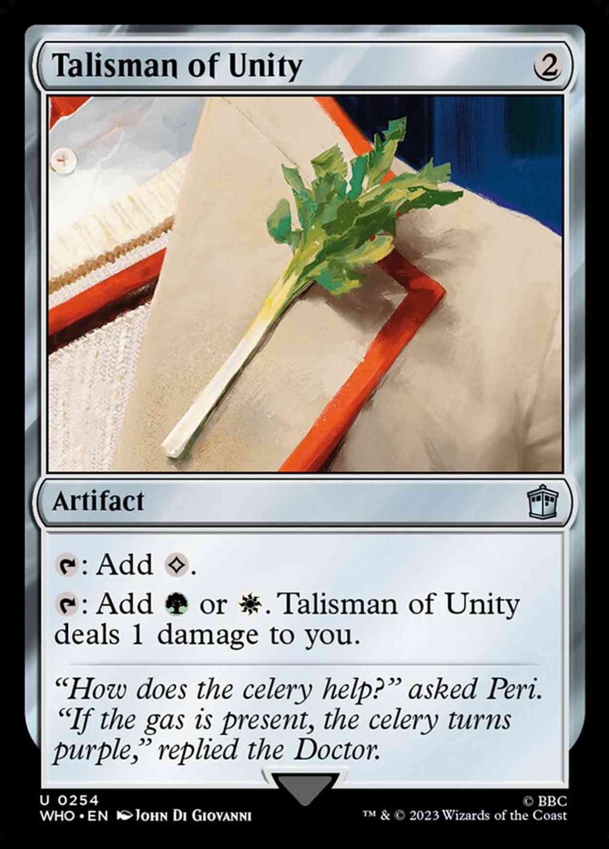 Talisman of Unity magic card front