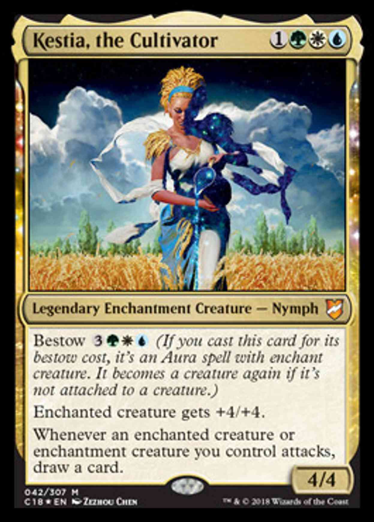 Kestia, the Cultivator magic card front