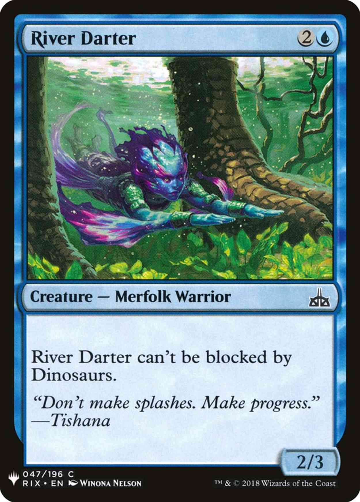 River Darter magic card front