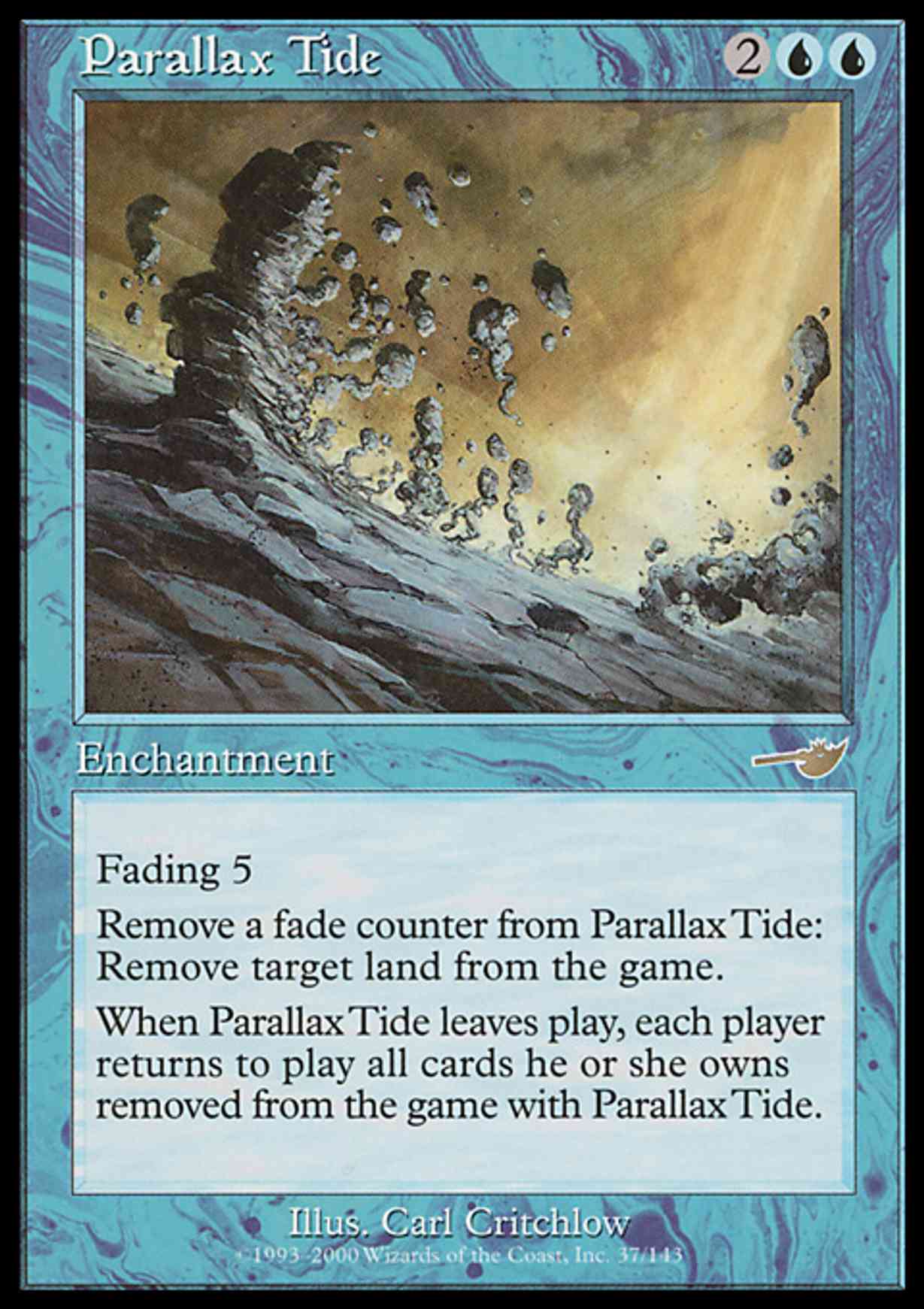 Parallax Tide magic card front