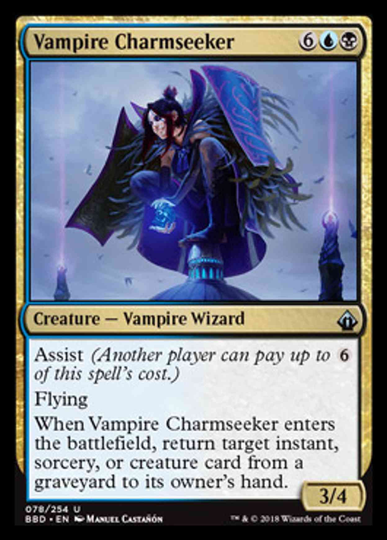Vampire Charmseeker magic card front