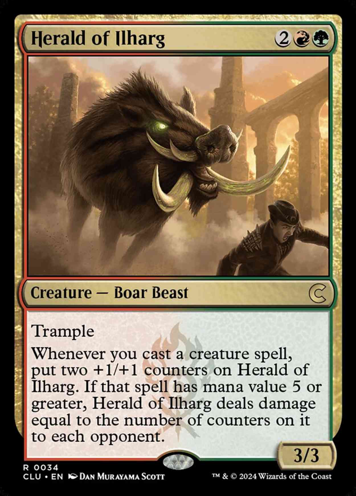 Herald of Ilharg magic card front